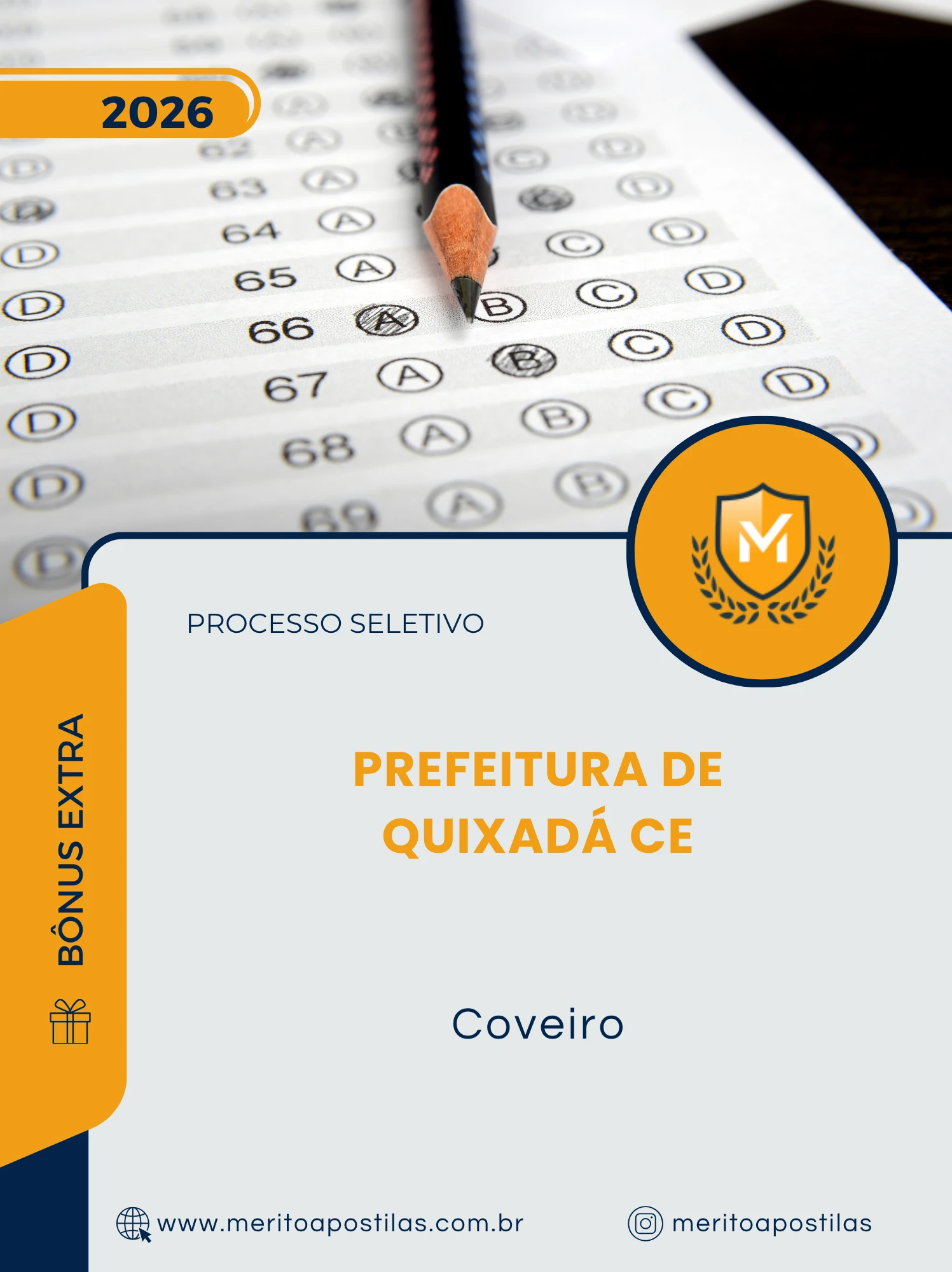 Apostila Coveiro Prefeitura de Quixadá CE 2026