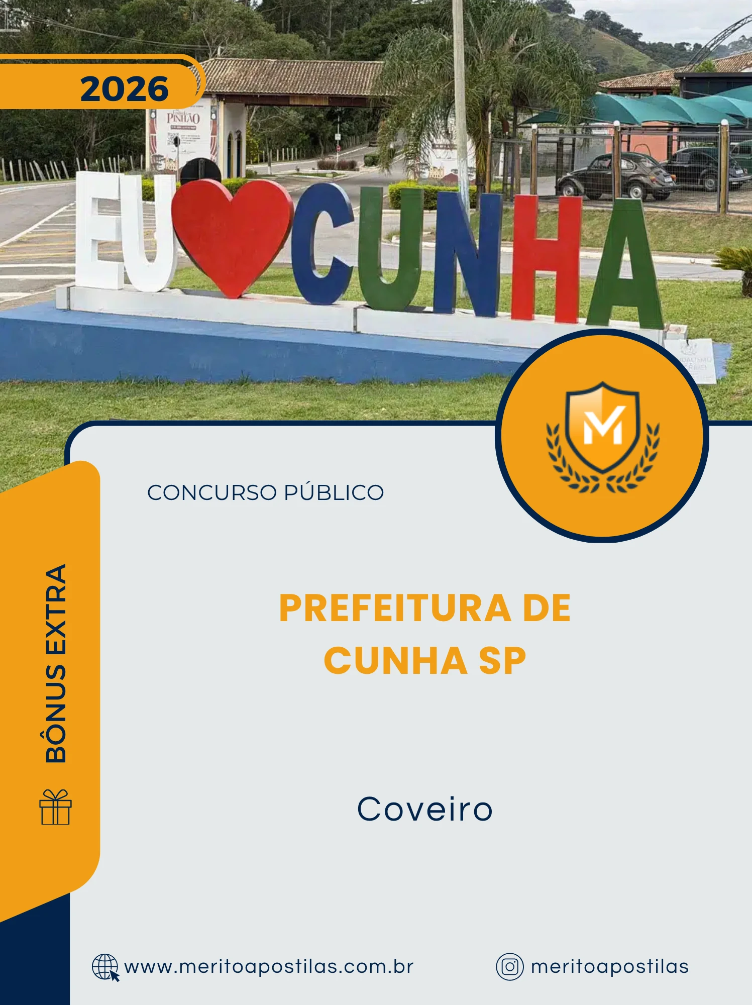 Apostila Coveiro Prefeitura de Cunha SP 2026