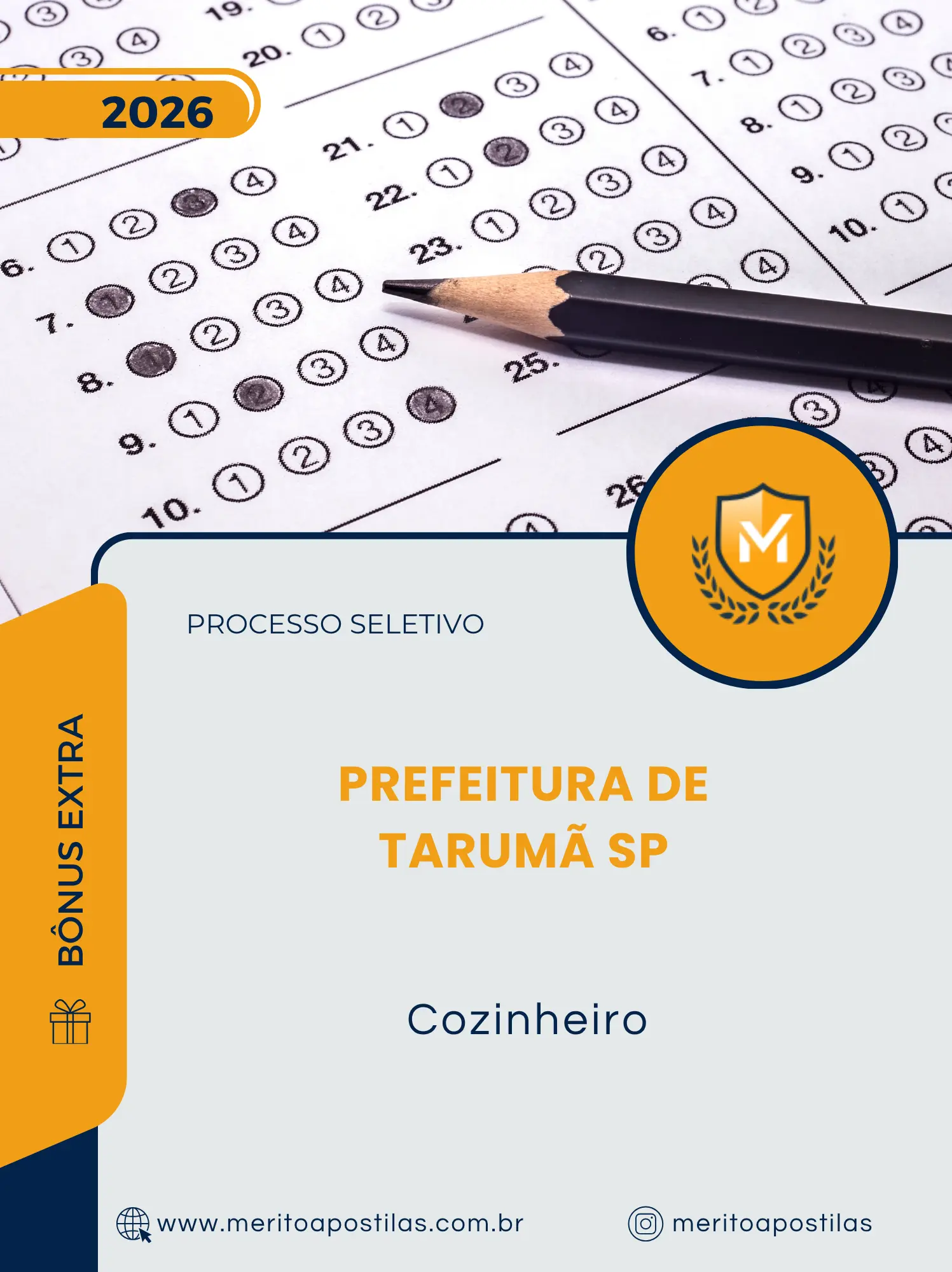 Apostila Cozinheiro Prefeitura de Tarumã SP 2026