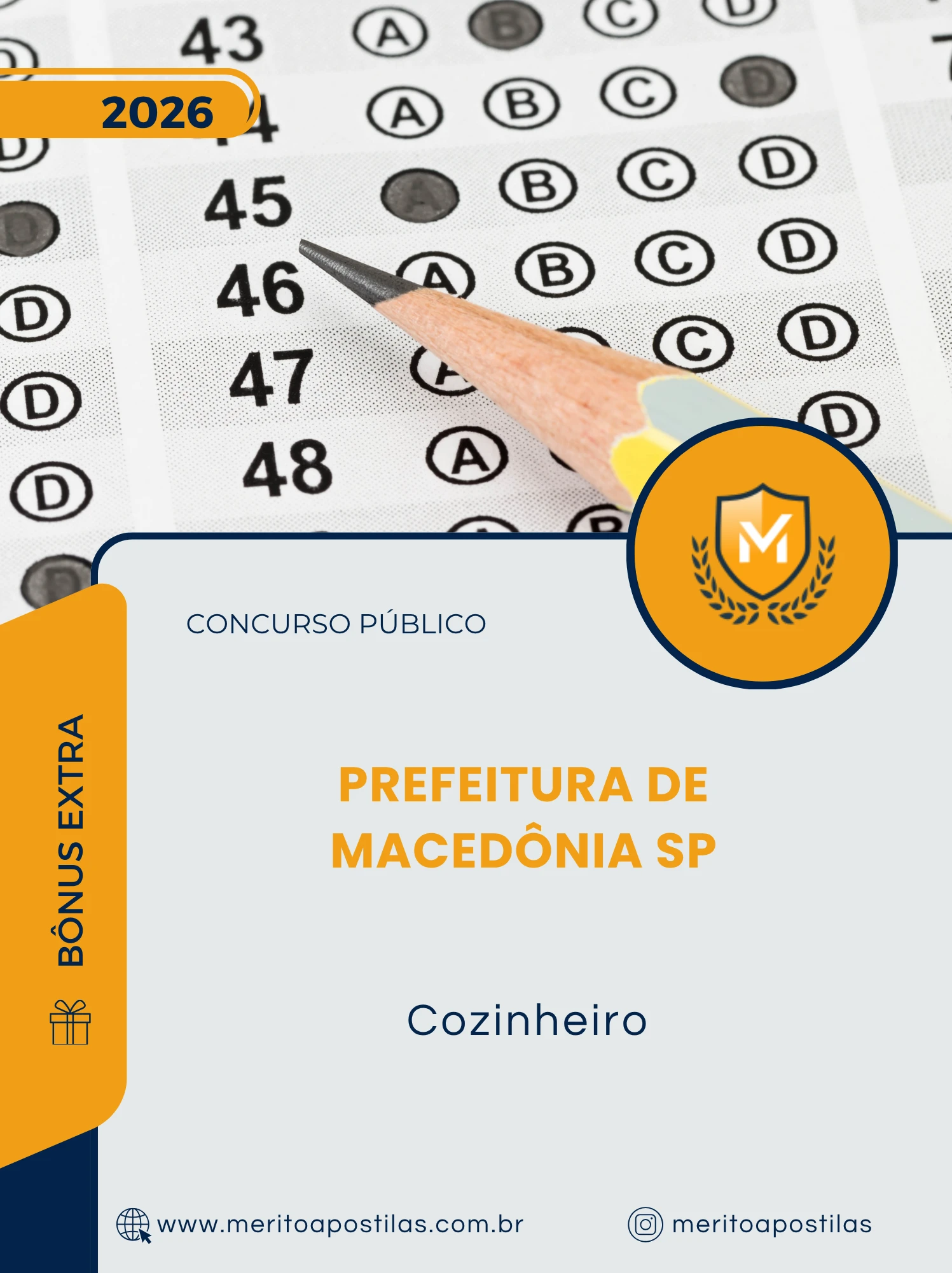 Apostila Cozinheiro Prefeitura de Macedônia SP 2026