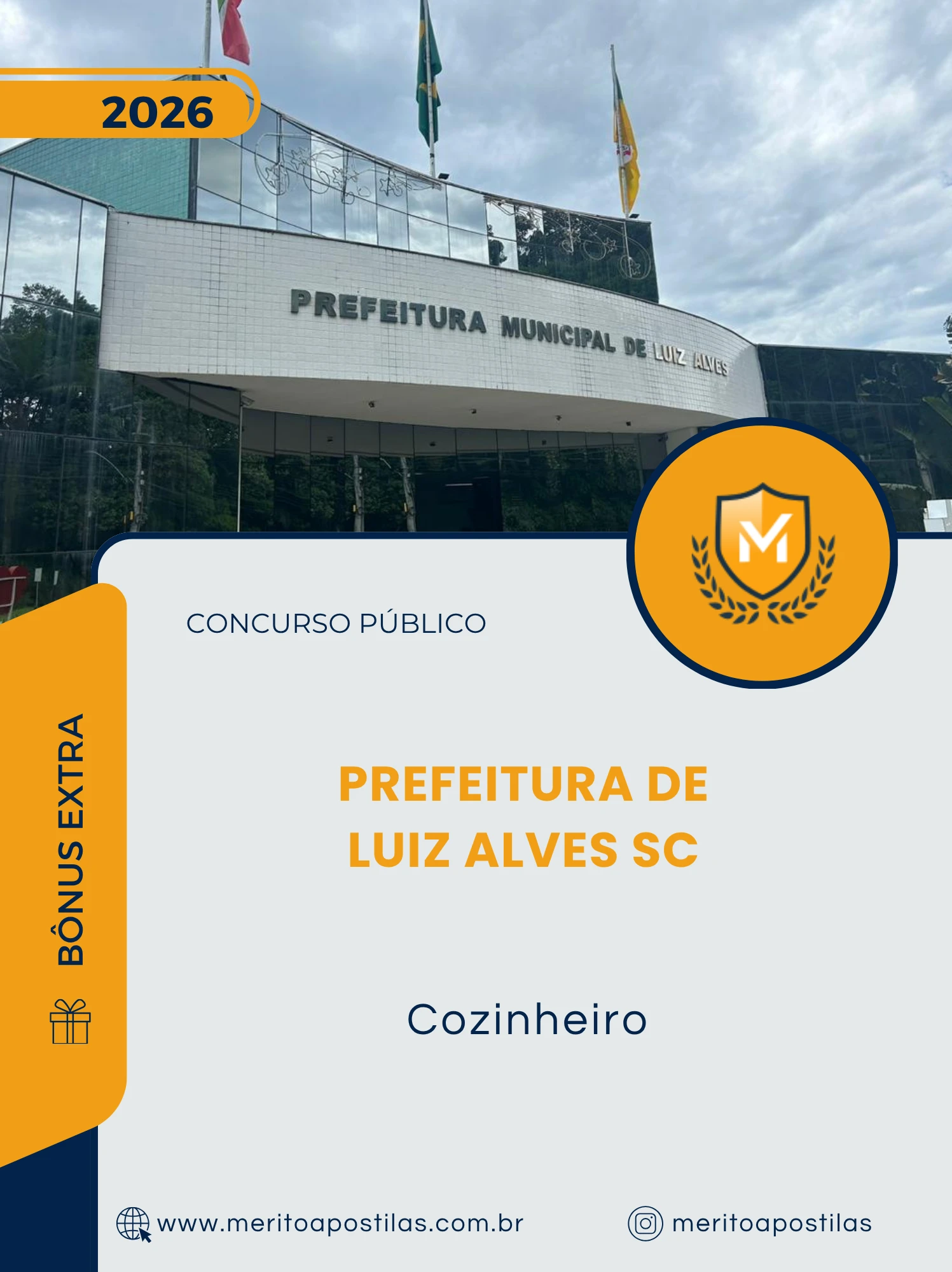 Apostila Cozinheiro Prefeitura de Luiz Alves SC 2026