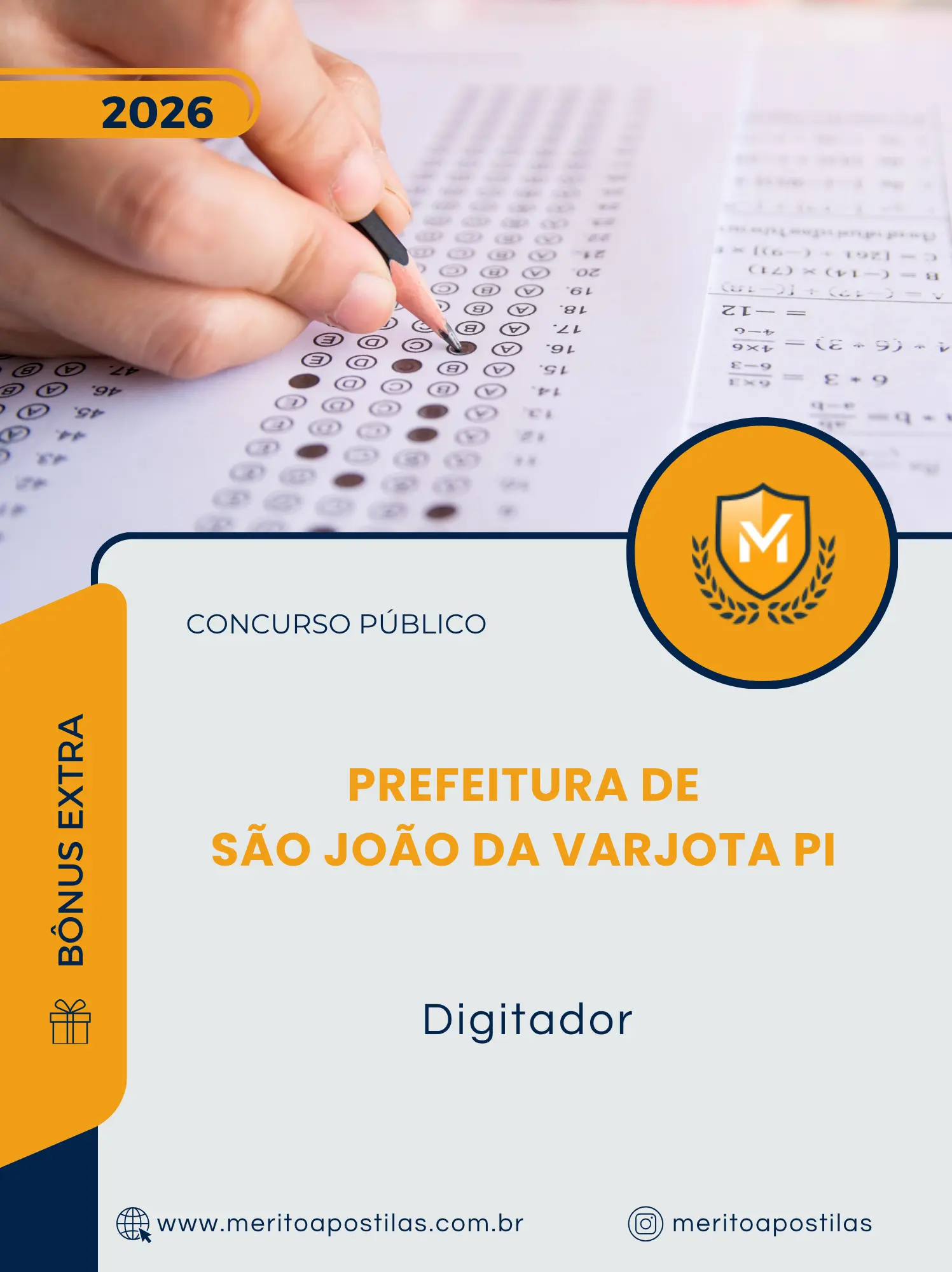 Apostila Digitador Prefeitura de São João da Varjota PI 2026
