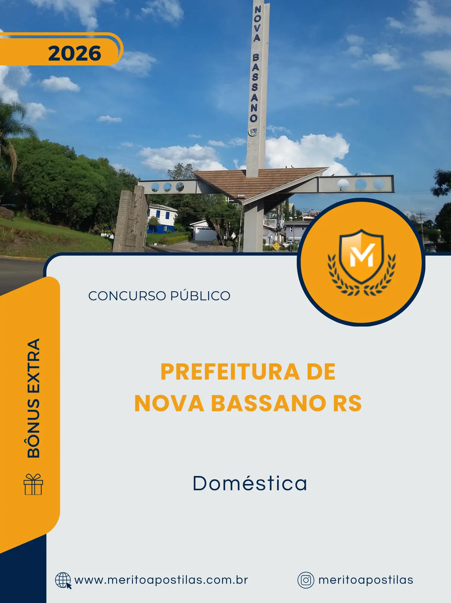 Apostila Doméstica Prefeitura de Nova Bassano RS 2026
