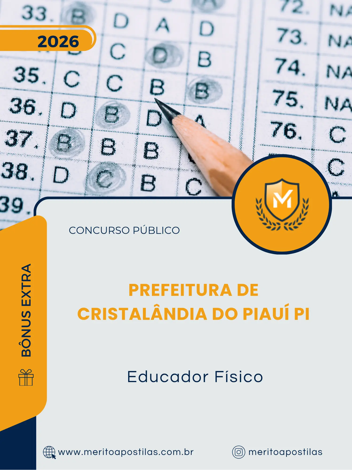 Apostila Educador Físico Prefeitura de Cristalândia do Piauí PI 2026