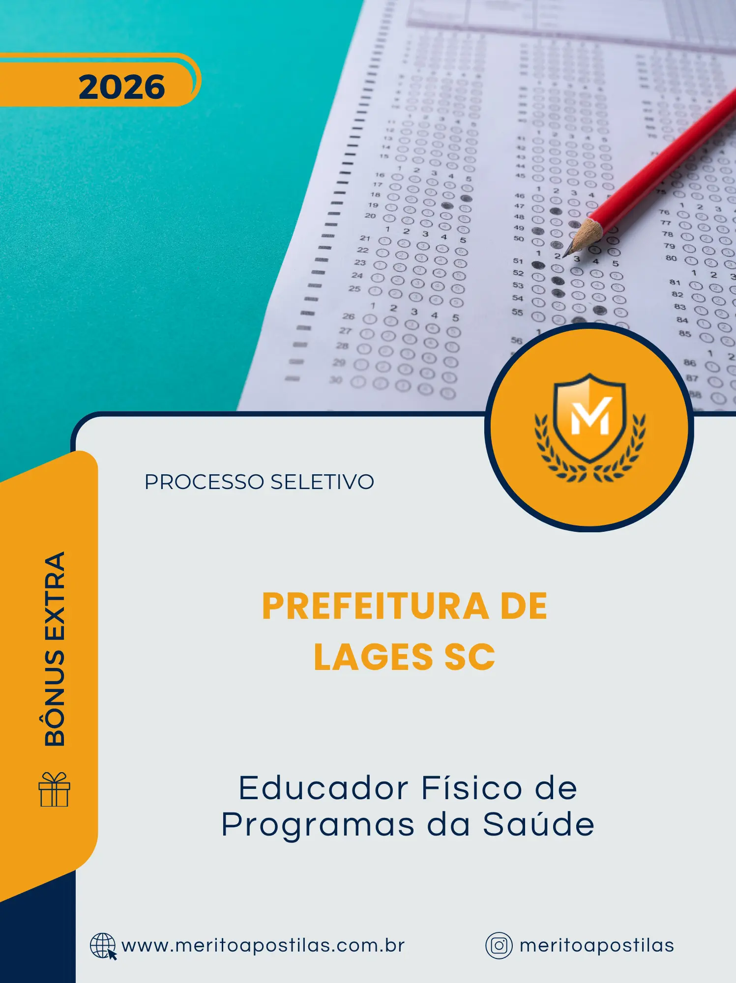 Apostila Educador Físico de Programas da Saúde Prefeitura de Lages SC 2026