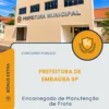 Apostila Encarregado de Manutenção de Frota Prefeitura de Embaúba SP 2026