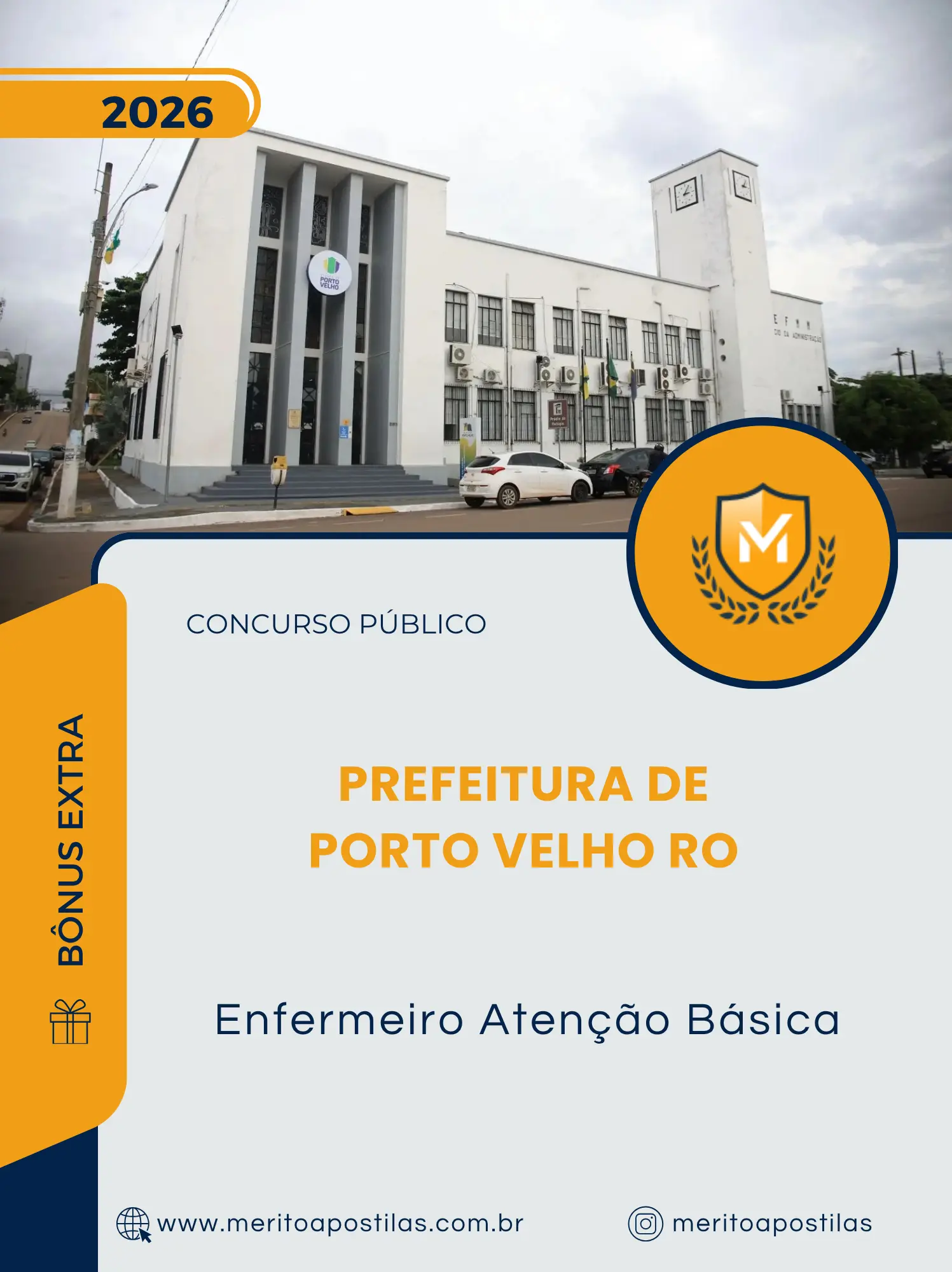 Apostila Enfermeiro Atenção Básica Prefeitura de Porto Velho RO 2026