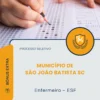 Apostila Enfermeiro ESF Município de São João Batista SC 2026