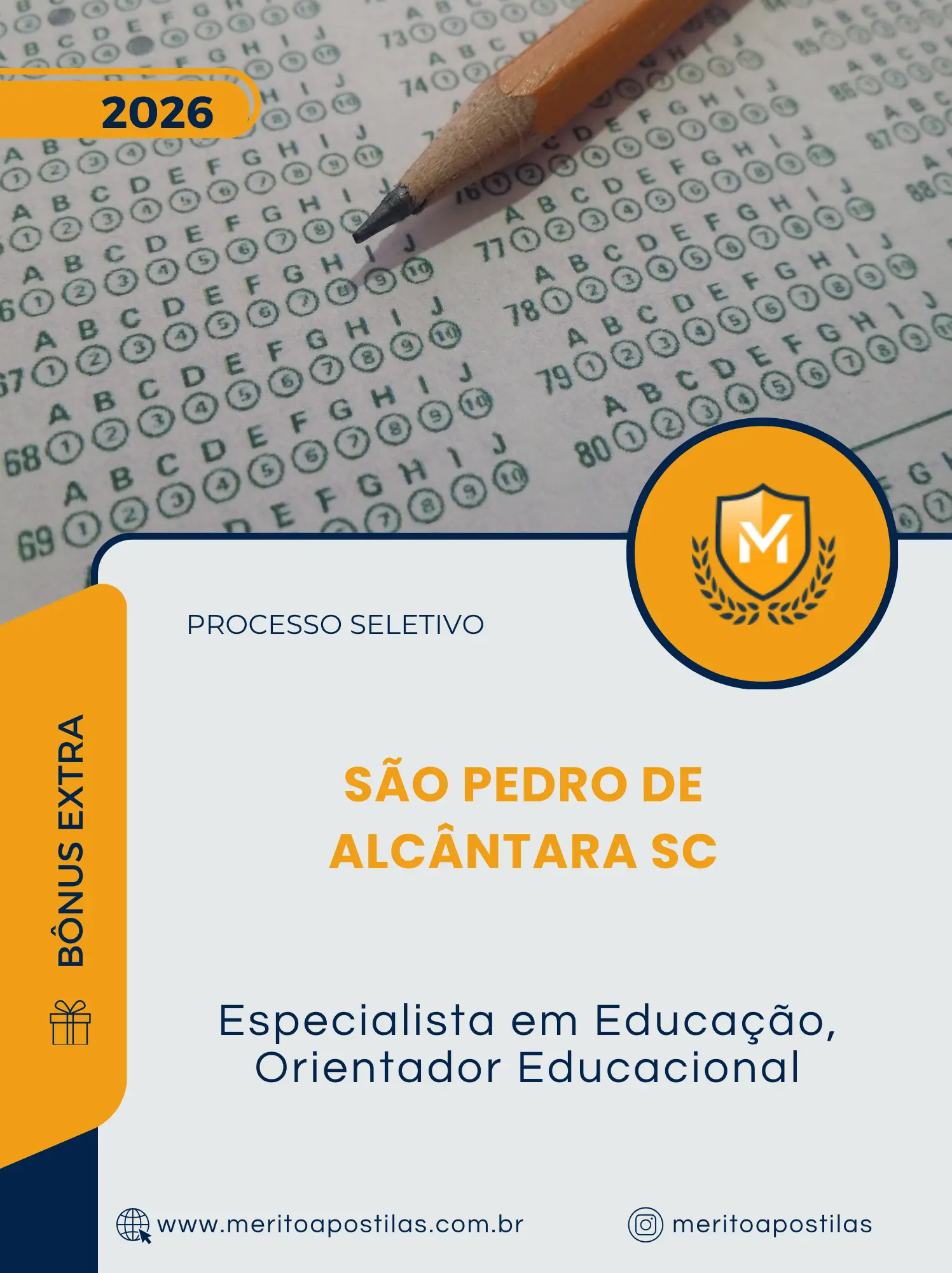 Apostila Especialista em Educação Orientador Educacional Prefeitura de São Pedro de Alcântara SC 2026