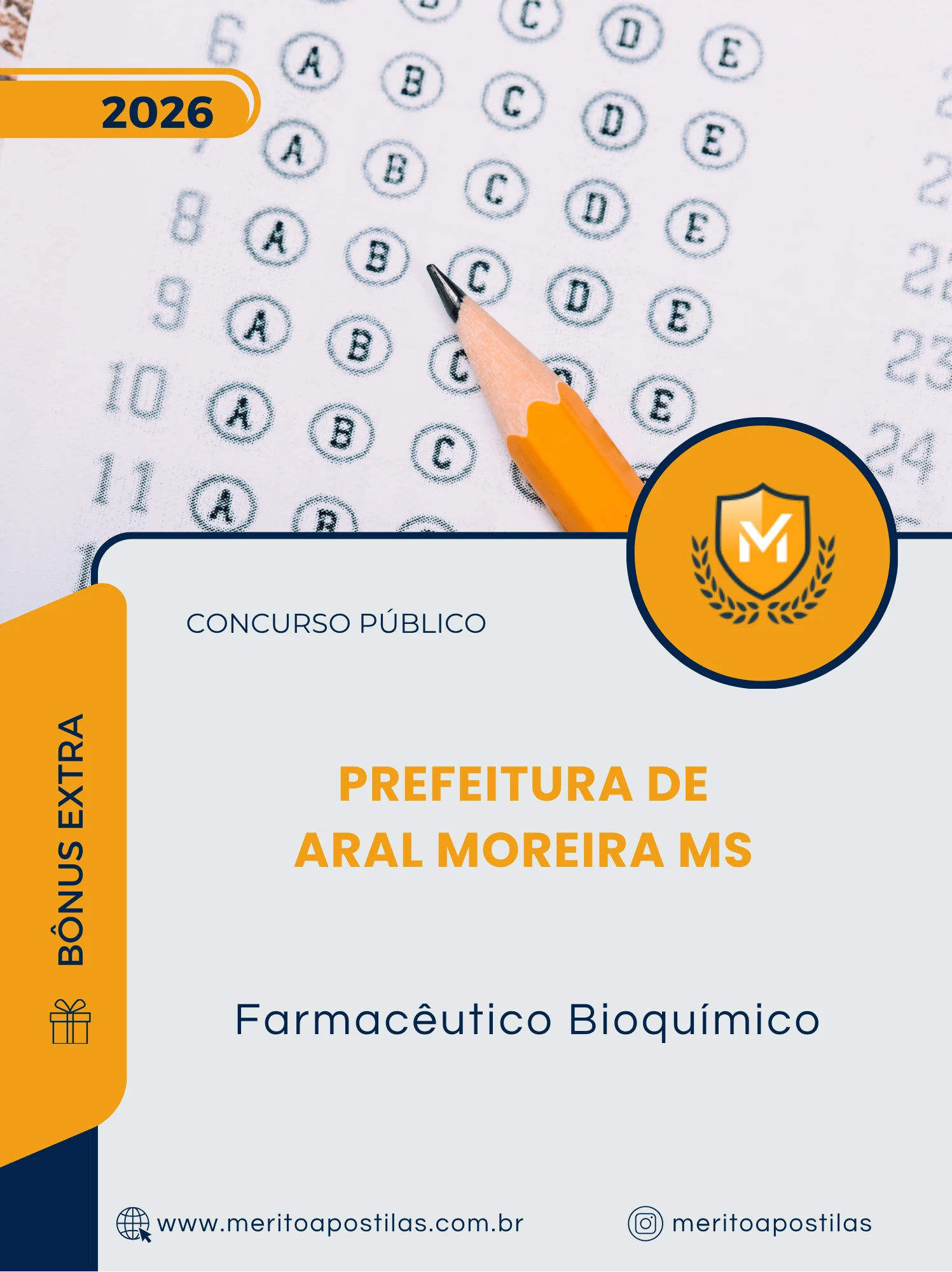 Apostila Farmacêutico Bioquímico Prefeitura de Aral Moreira MS 2026