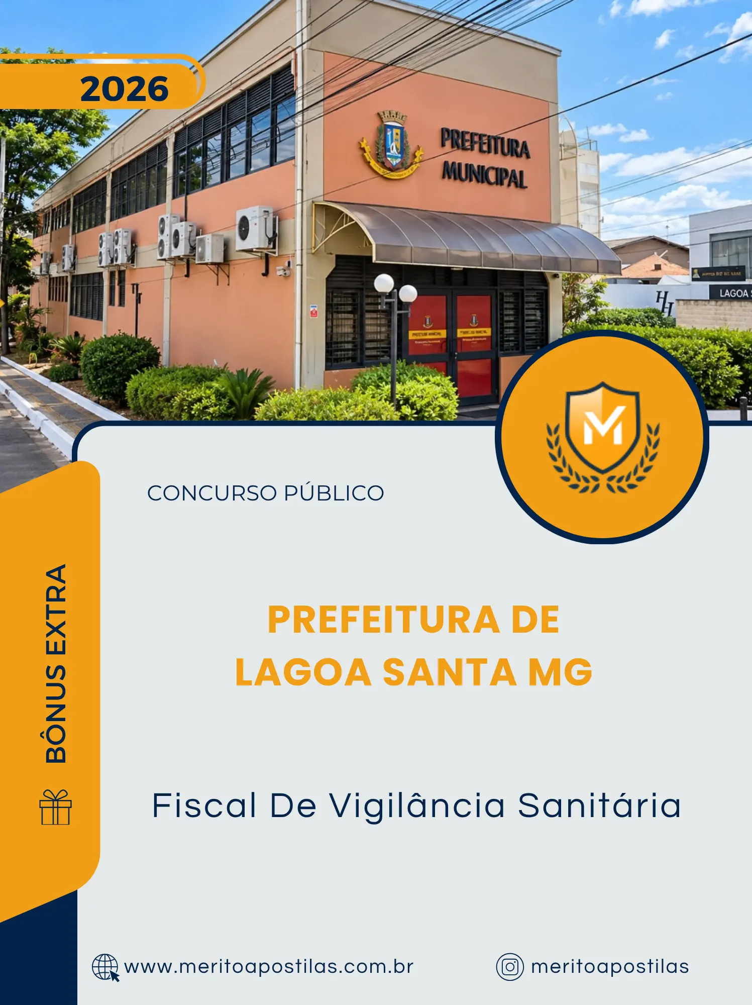 Apostila Fiscal De Vigilância Sanitária Prefeitura de Lagoa Santa MG 2026