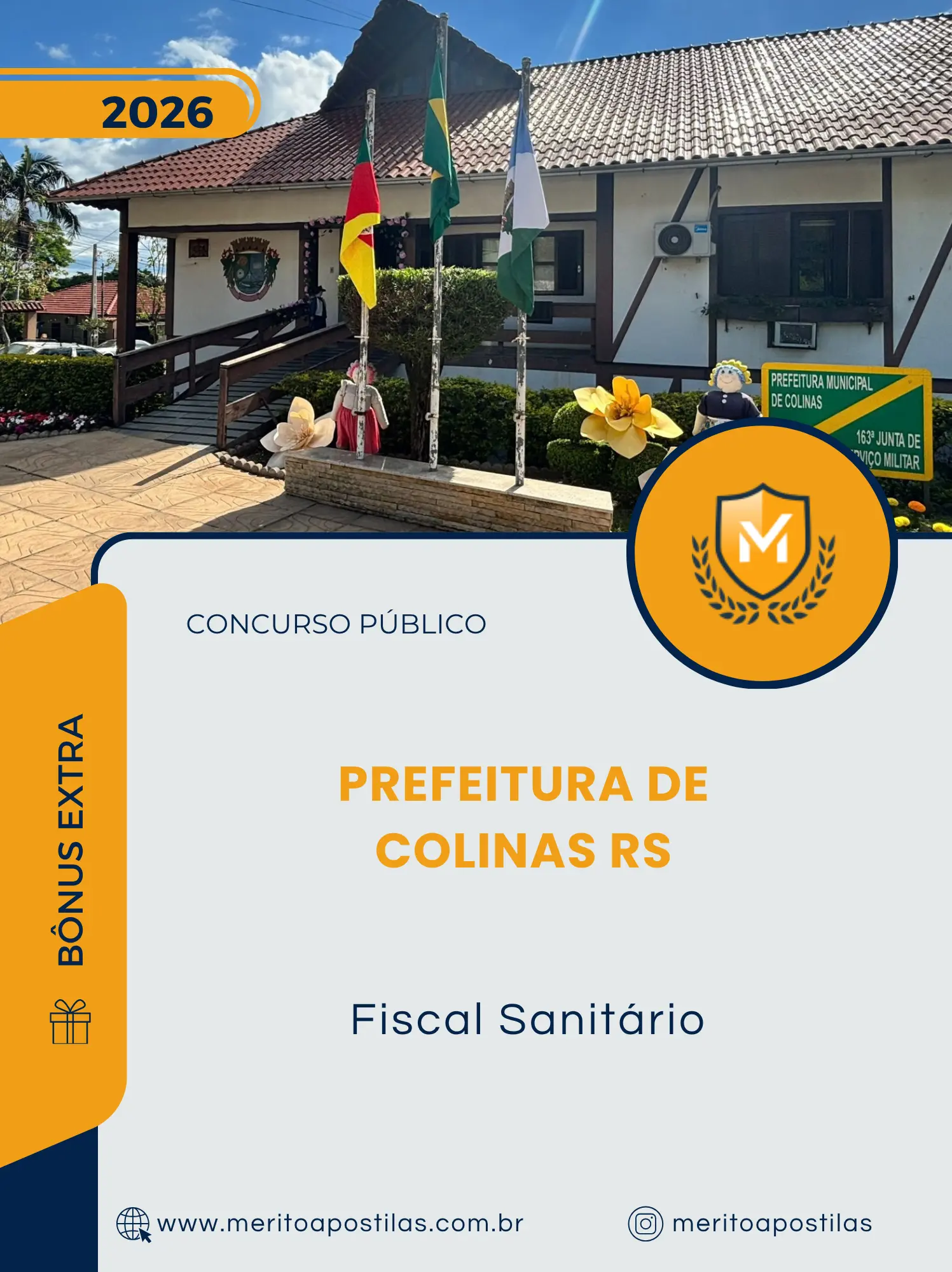 Apostila Fiscal Sanitário Prefeitura de Colinas RS 2026