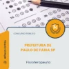 Apostila Fisioterapeuta Prefeitura de Paulo de Faria SP 2026