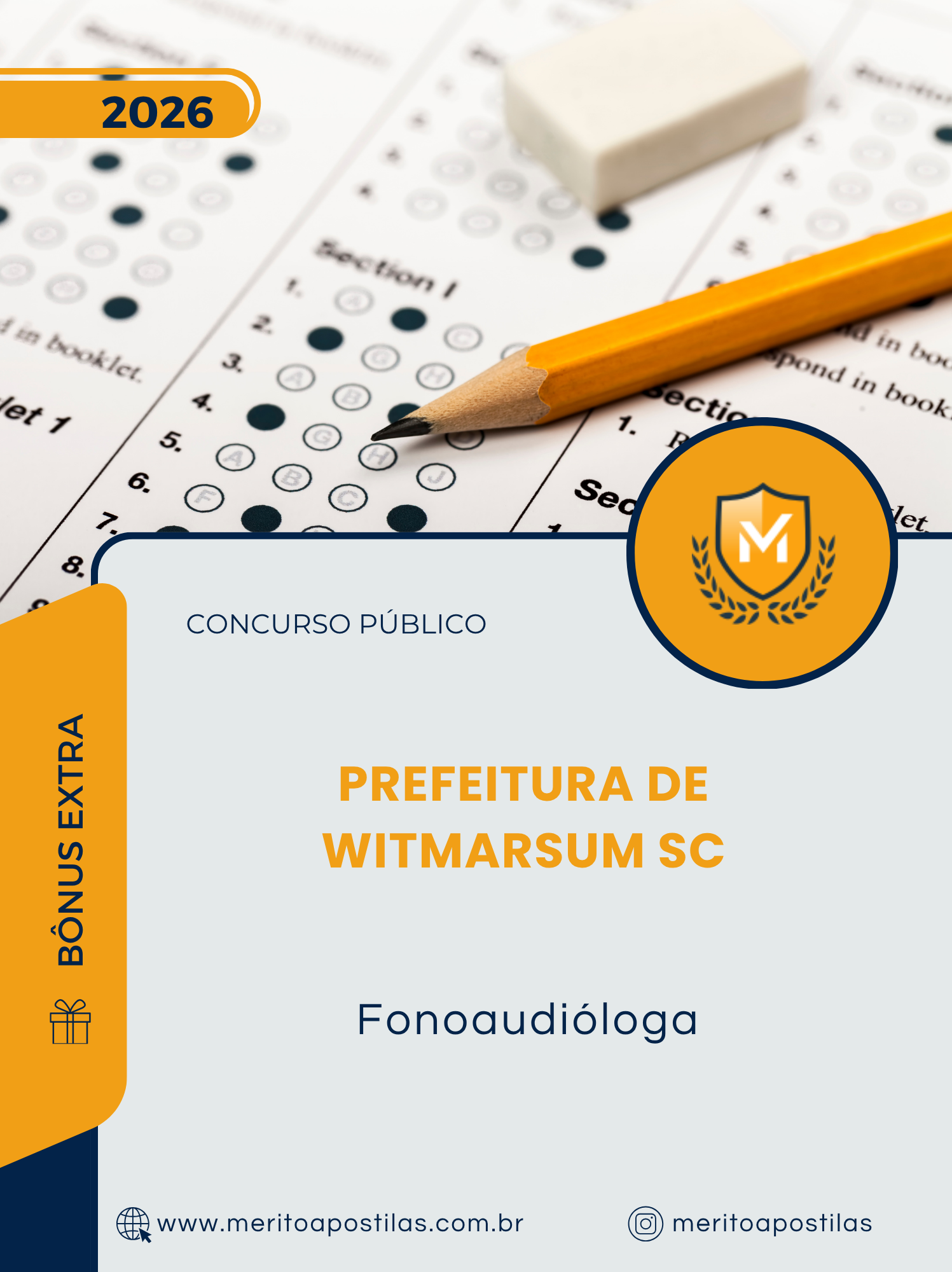 Apostila Fonoaudióloga Prefeitura de Witmarsum SC 2026