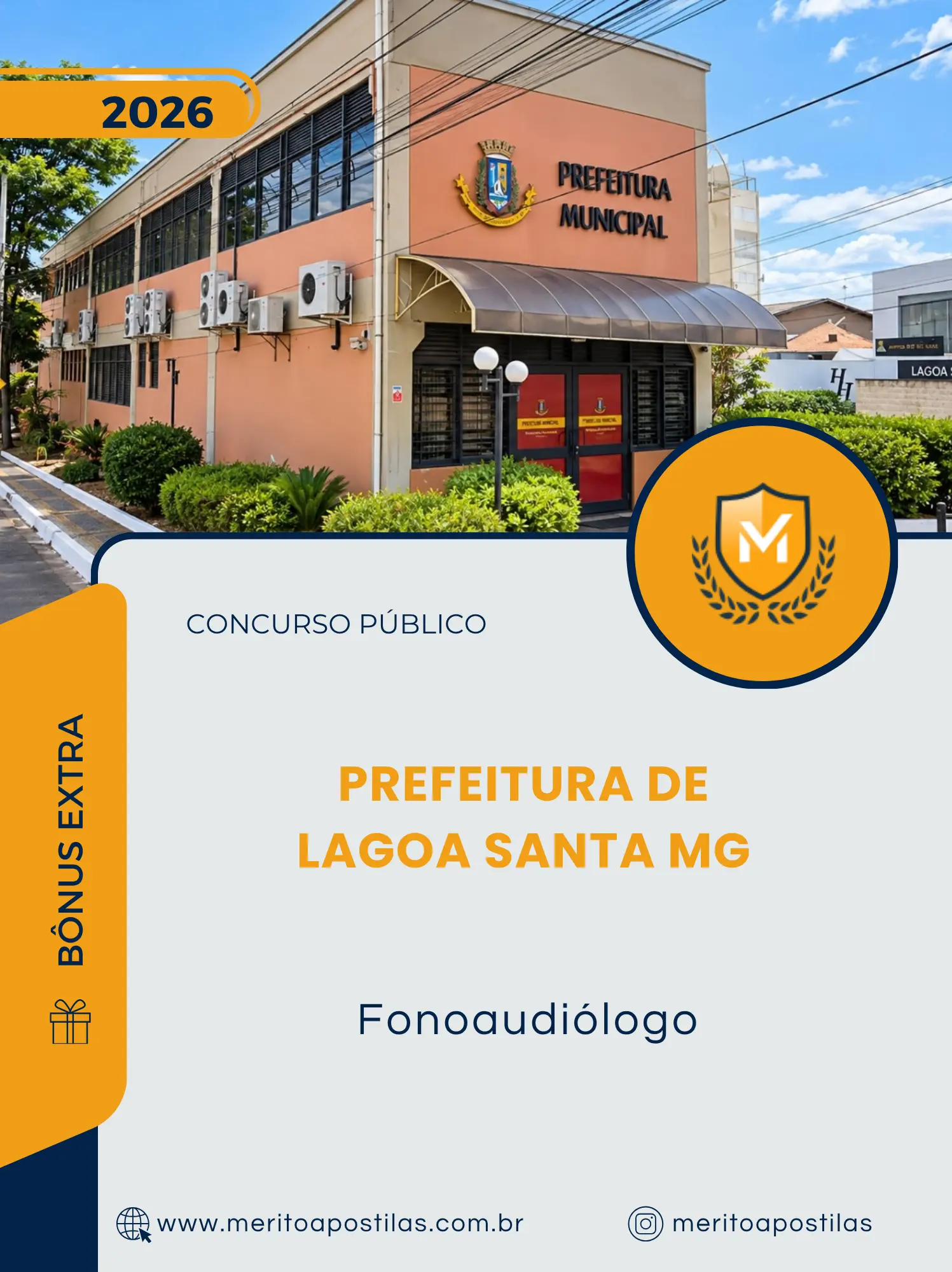 Apostila Fonoaudiólogo Prefeitura de Lagoa Santa MG 2026