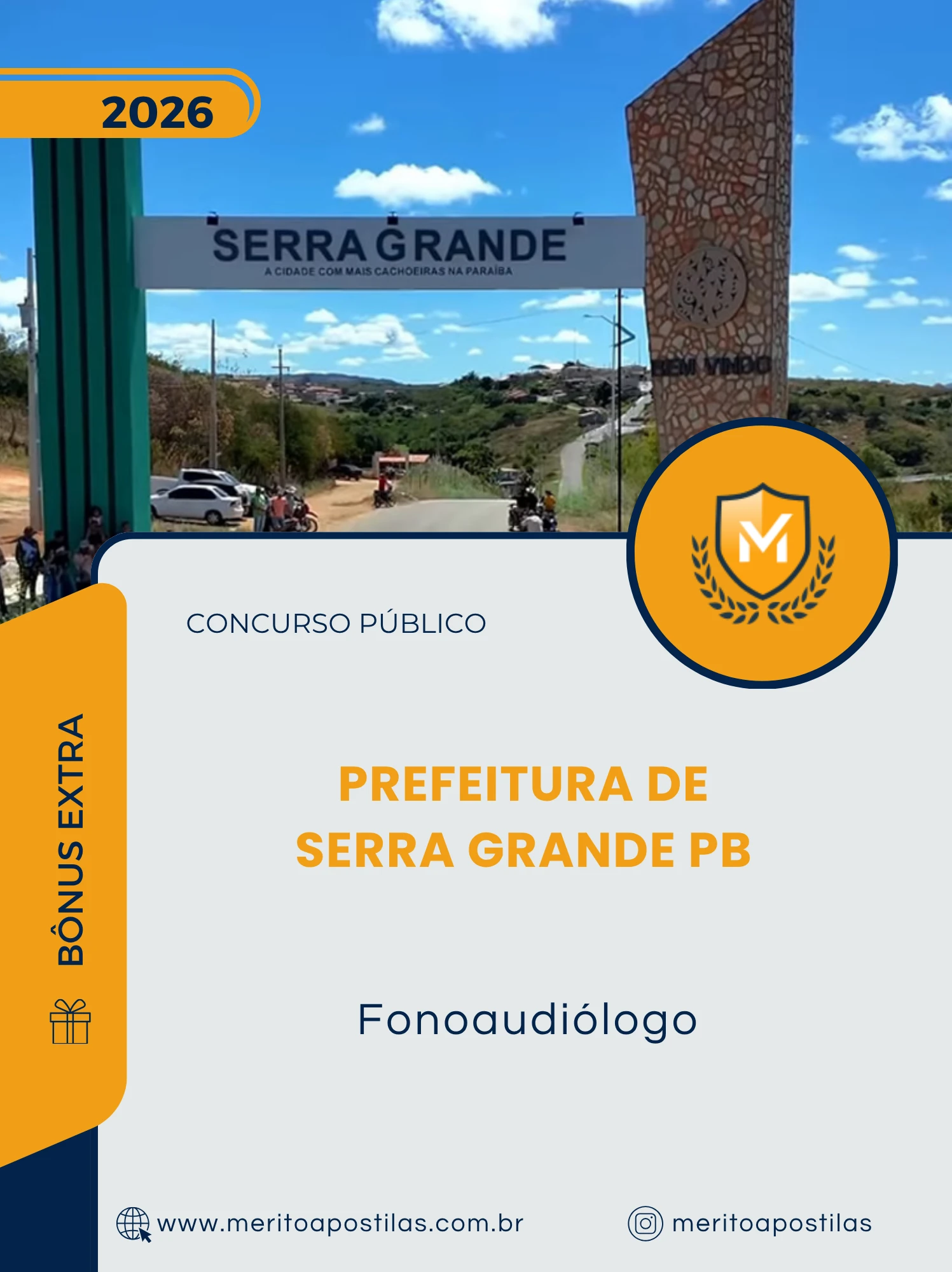 Apostila Fonoaudiólogo Prefeitura de Serra Grande PB 2026