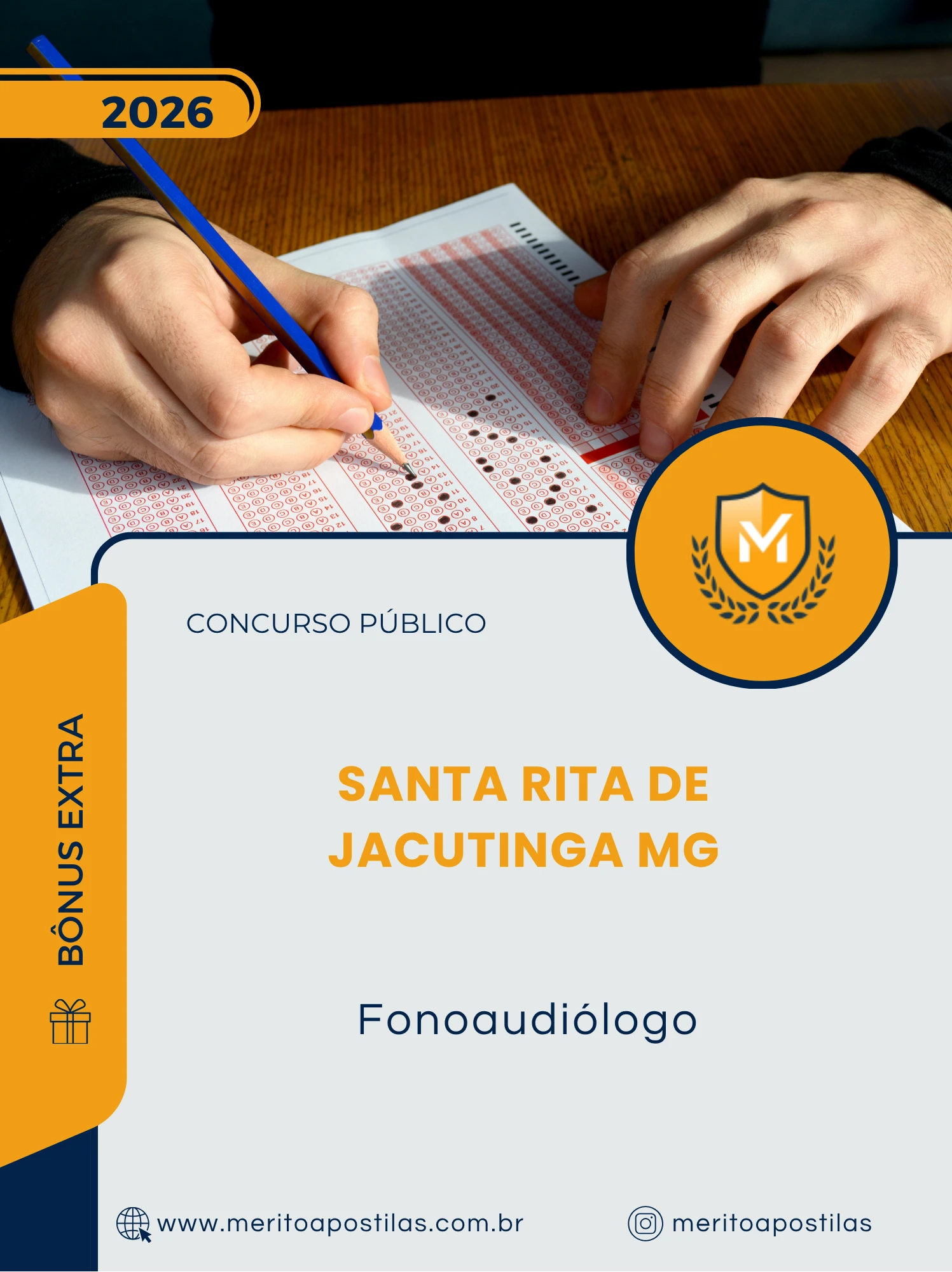 Apostila Fonoaudiólogo Prefeitura de Santa Rita de Jacutinga MG 2026