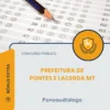 Apostila Fonoaudiólogo Prefeitura de Pontes e Lacerda MT 2026