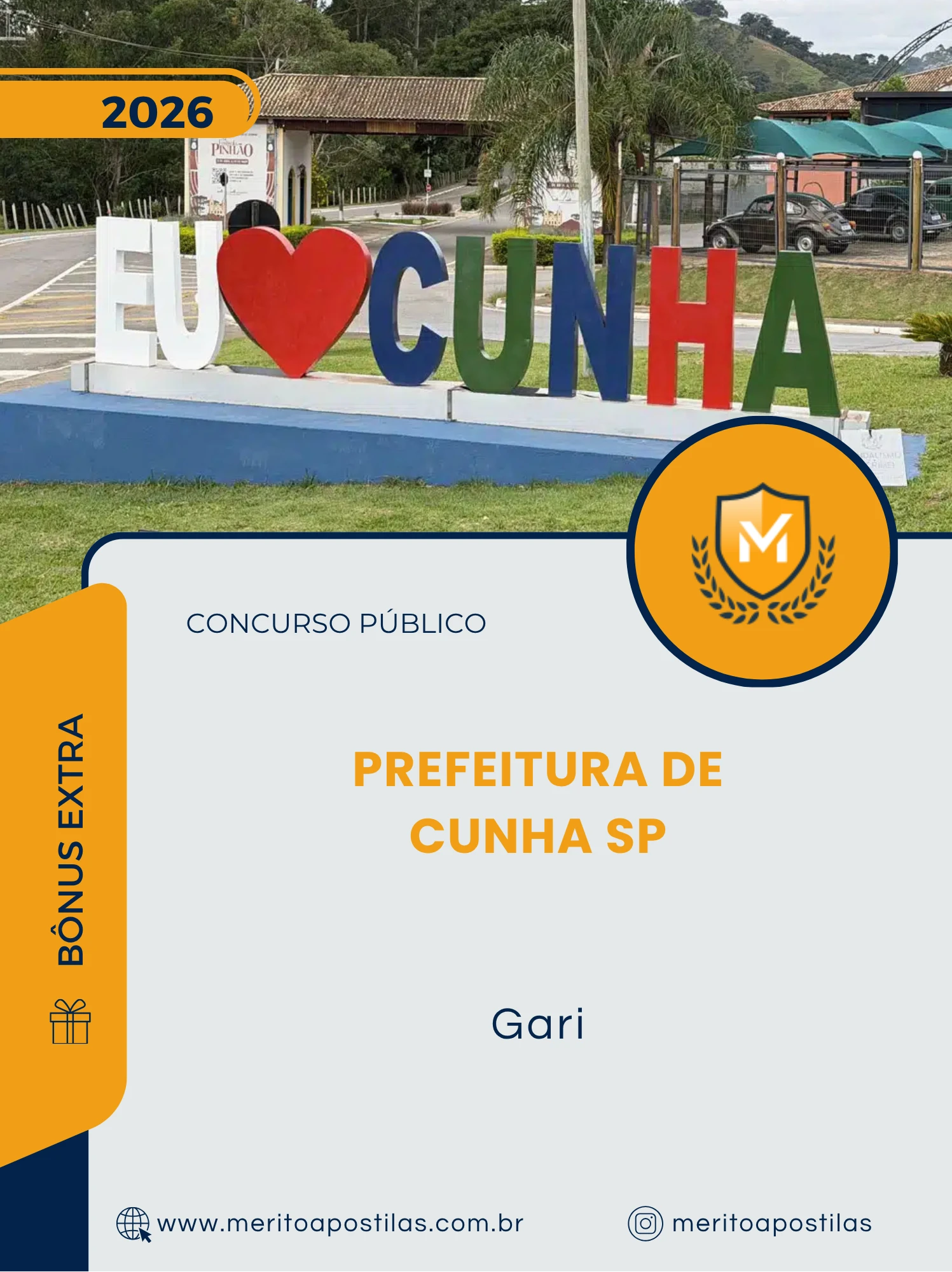 Apostila Gari Prefeitura de Cunha SP 2026