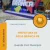 Apostila Guarda Civil Municipal Prefeitura de Água Branca PB 2026