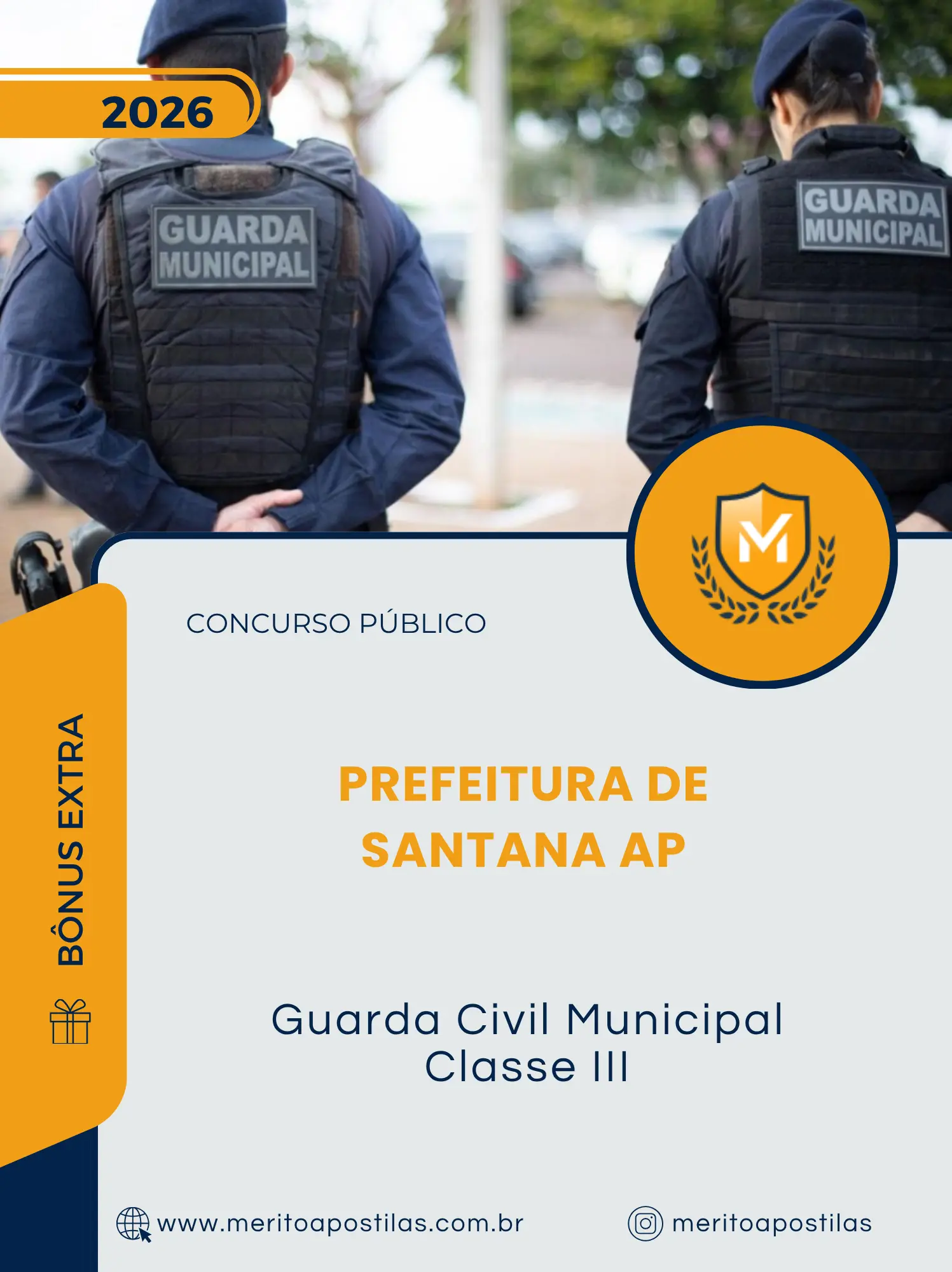 Apostila Guarda Civil Municipal Classe III Prefeitura de Santana AP 2026
