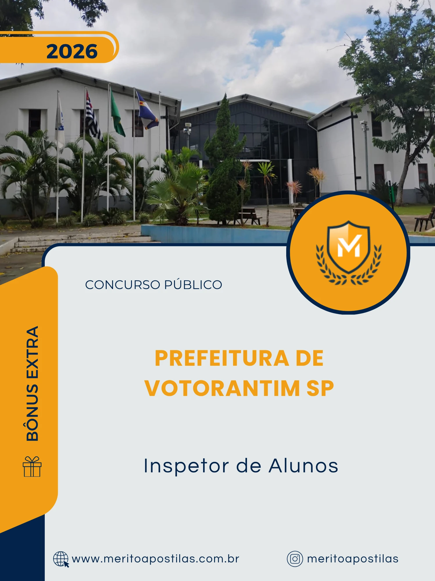 Apostila Inspetor de Alunos Prefeitura de Votorantim SP 2026