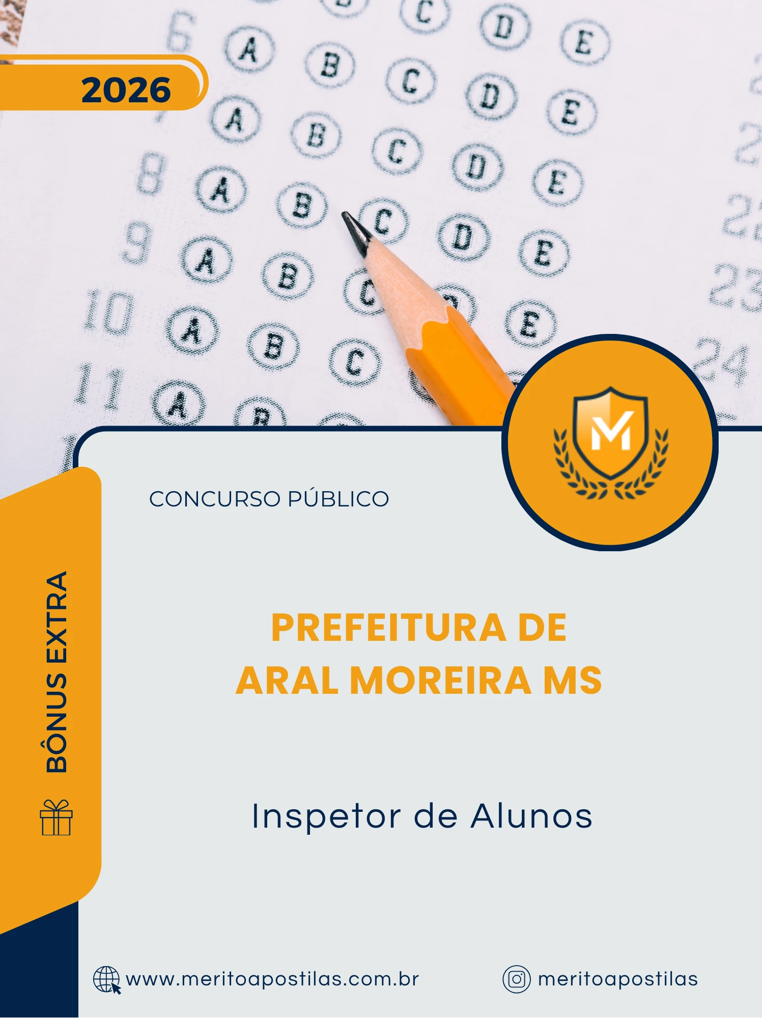 Apostila Inspetor de Alunos Prefeitura de Aral Moreira MS 2026