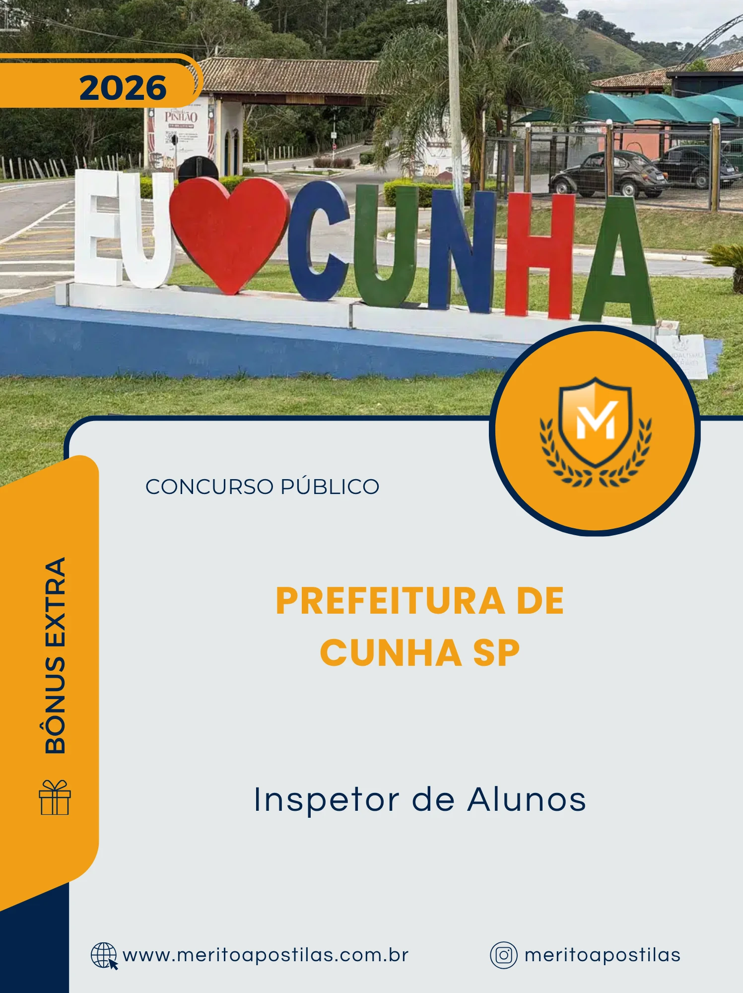 Apostila Inspetor de Alunos Prefeitura de Cunha SP 2026