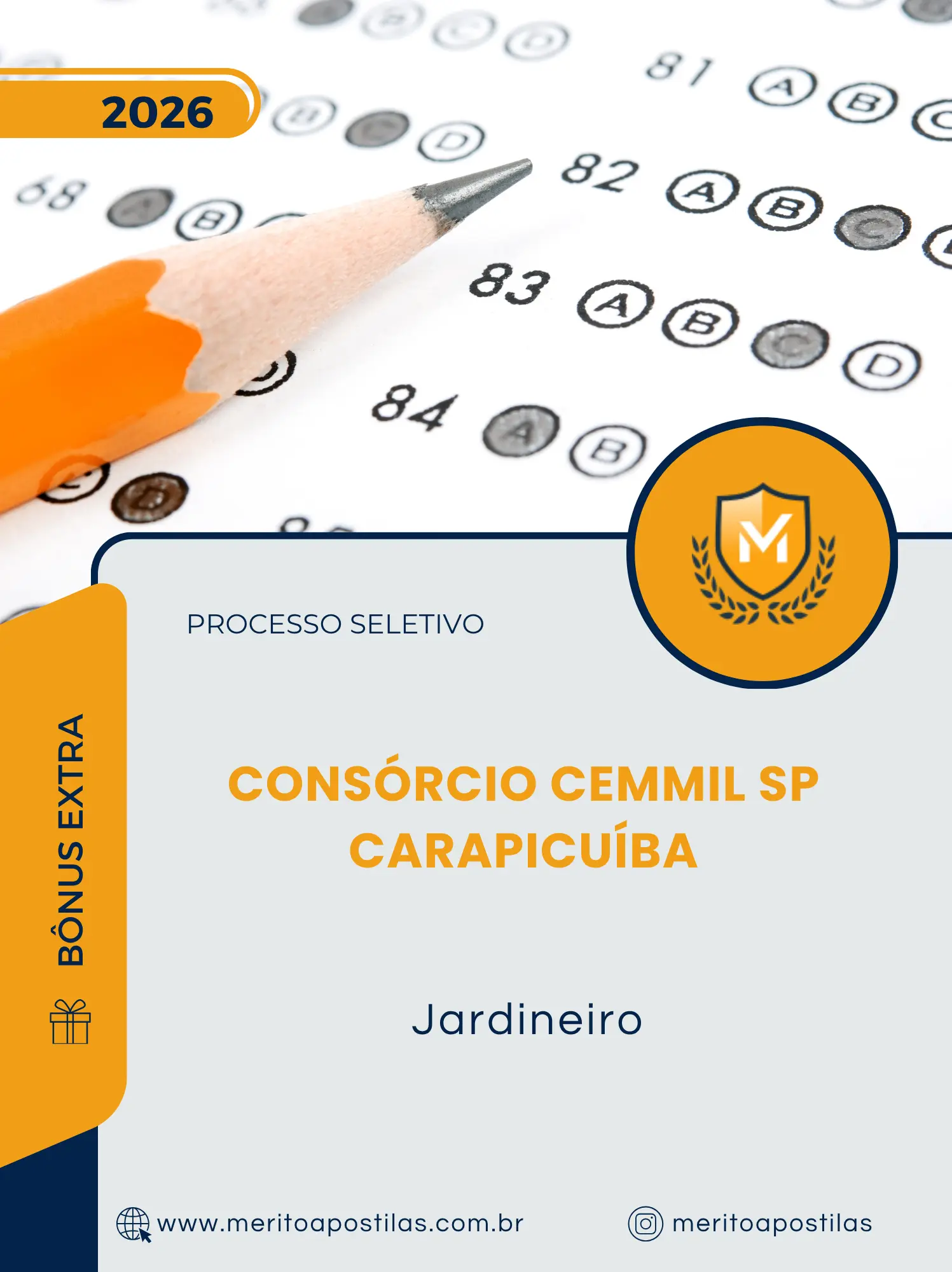 Apostila Jardineiro Processo Seletivo Consórcio Cemmil SP Carapicuíba 2026