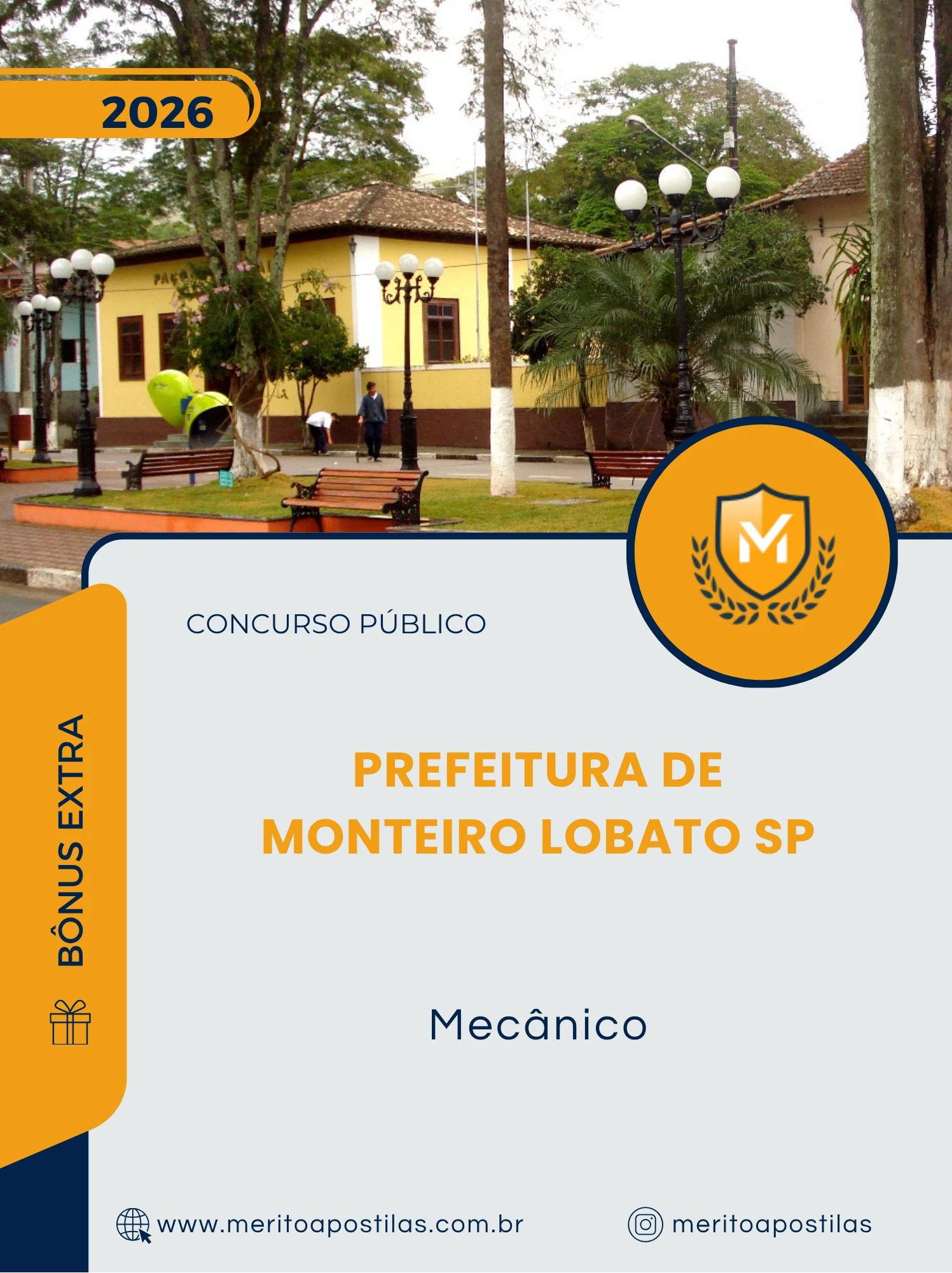 Apostila Mecânico Prefeitura de Monteiro Lobato SP 2026