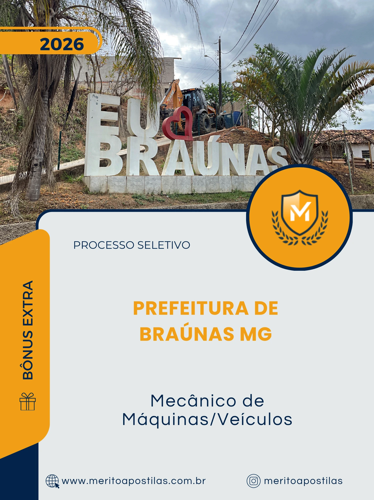 Apostila Mecânico de Máquinas/Veículos Prefeitura de Braúnas MG 2026