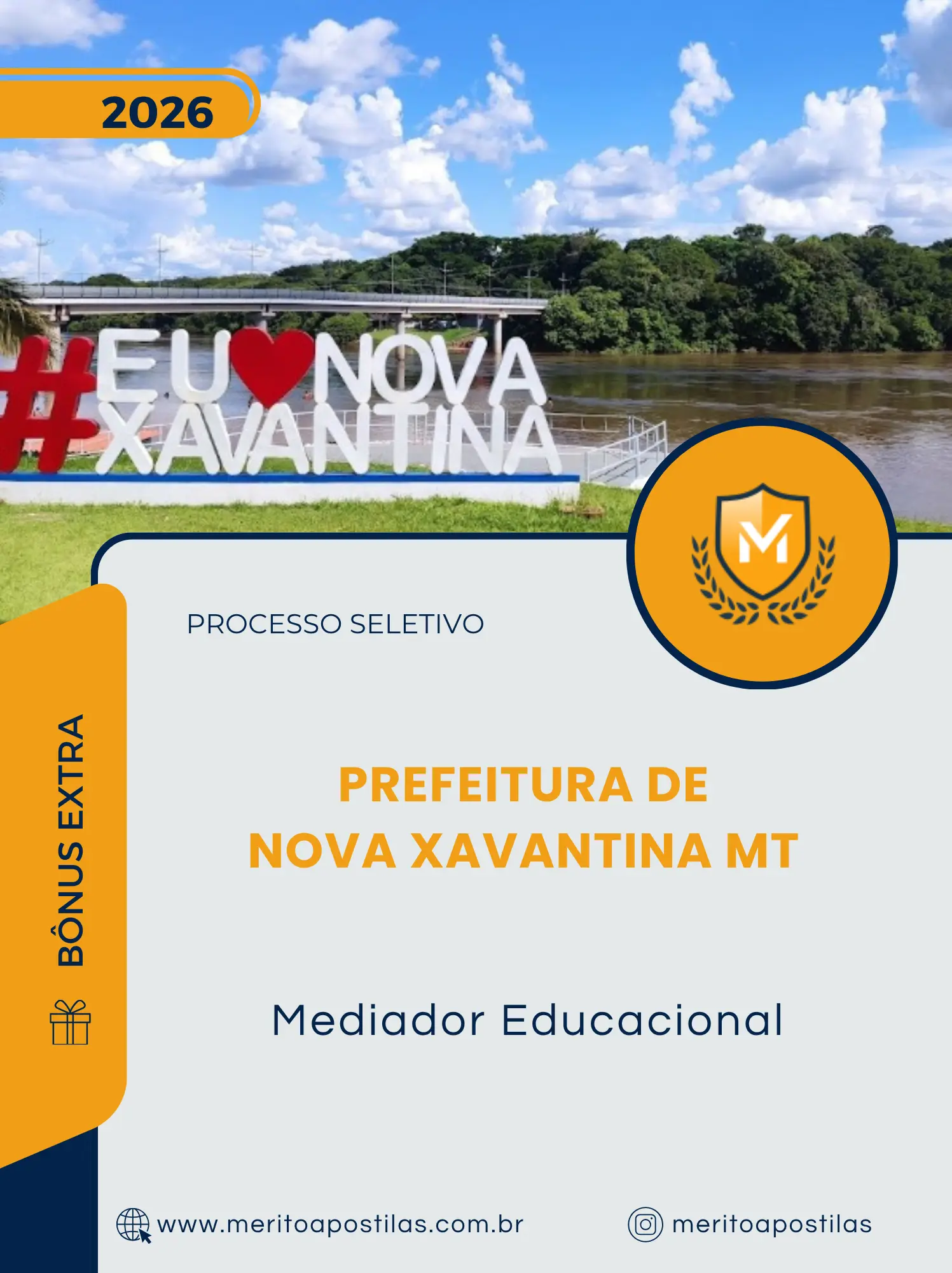 Apostila Mediador Educacional Prefeitura de Nova Xavantina MT 2026