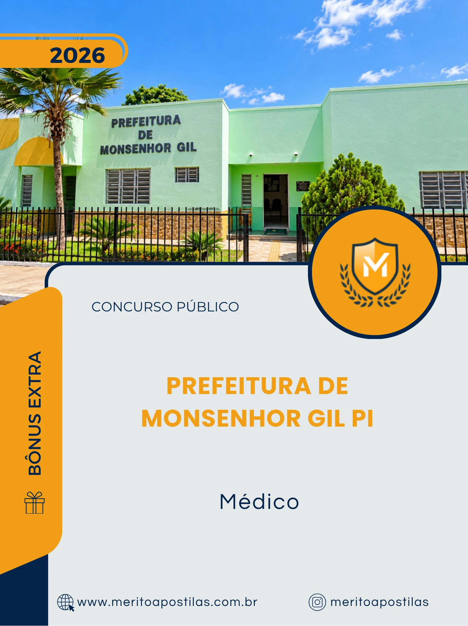 Apostila Médico Prefeitura de Monsenhor Gil PI 2026