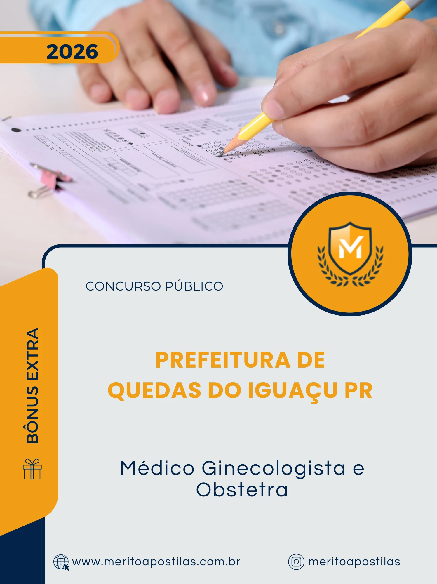 Apostila Médico Ginecologista e Obstetra Prefeitura de Quedas do Iguaçu PR 2026