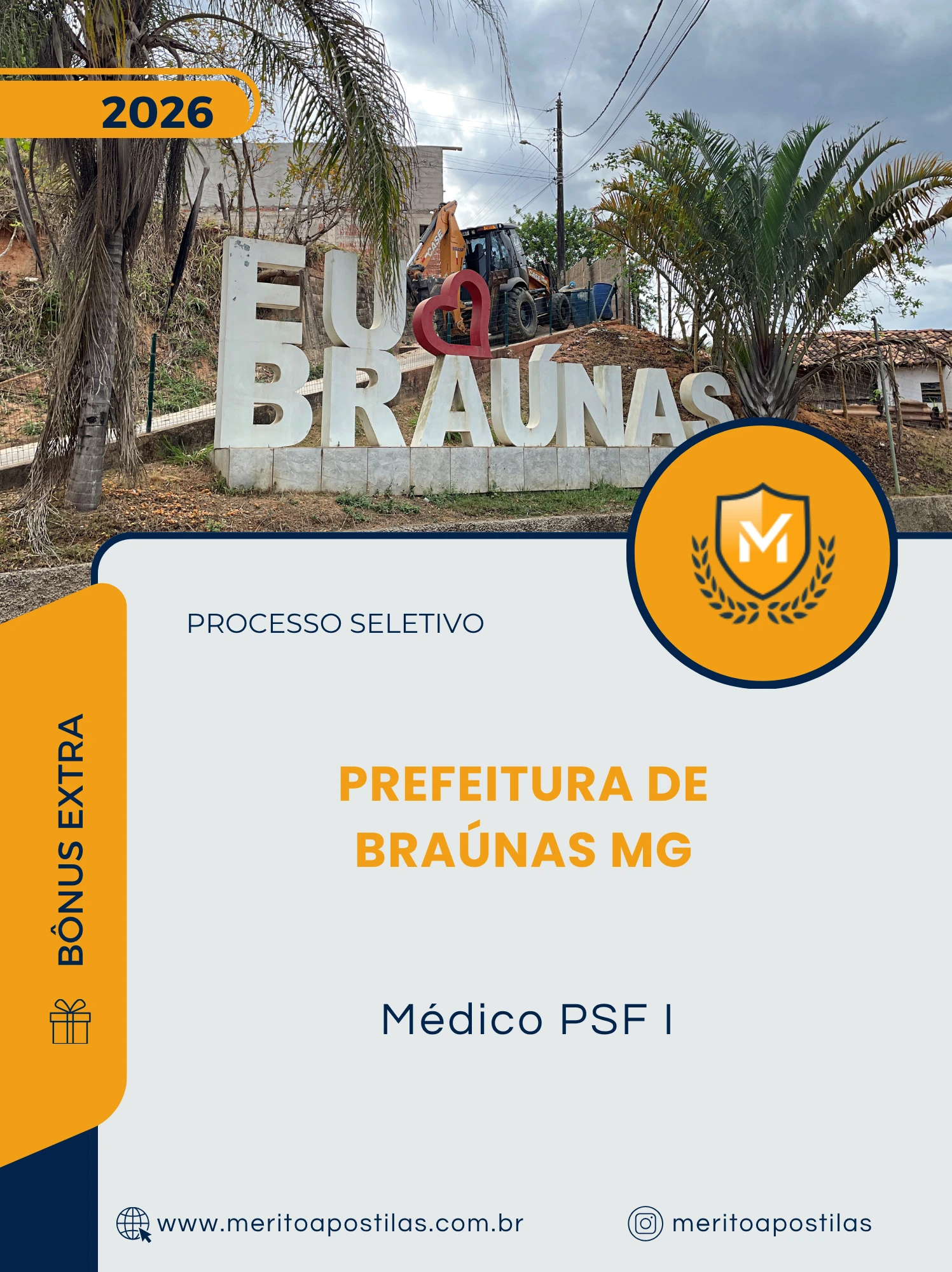 Apostila Médico PSF I Prefeitura de Braúnas MG 2026