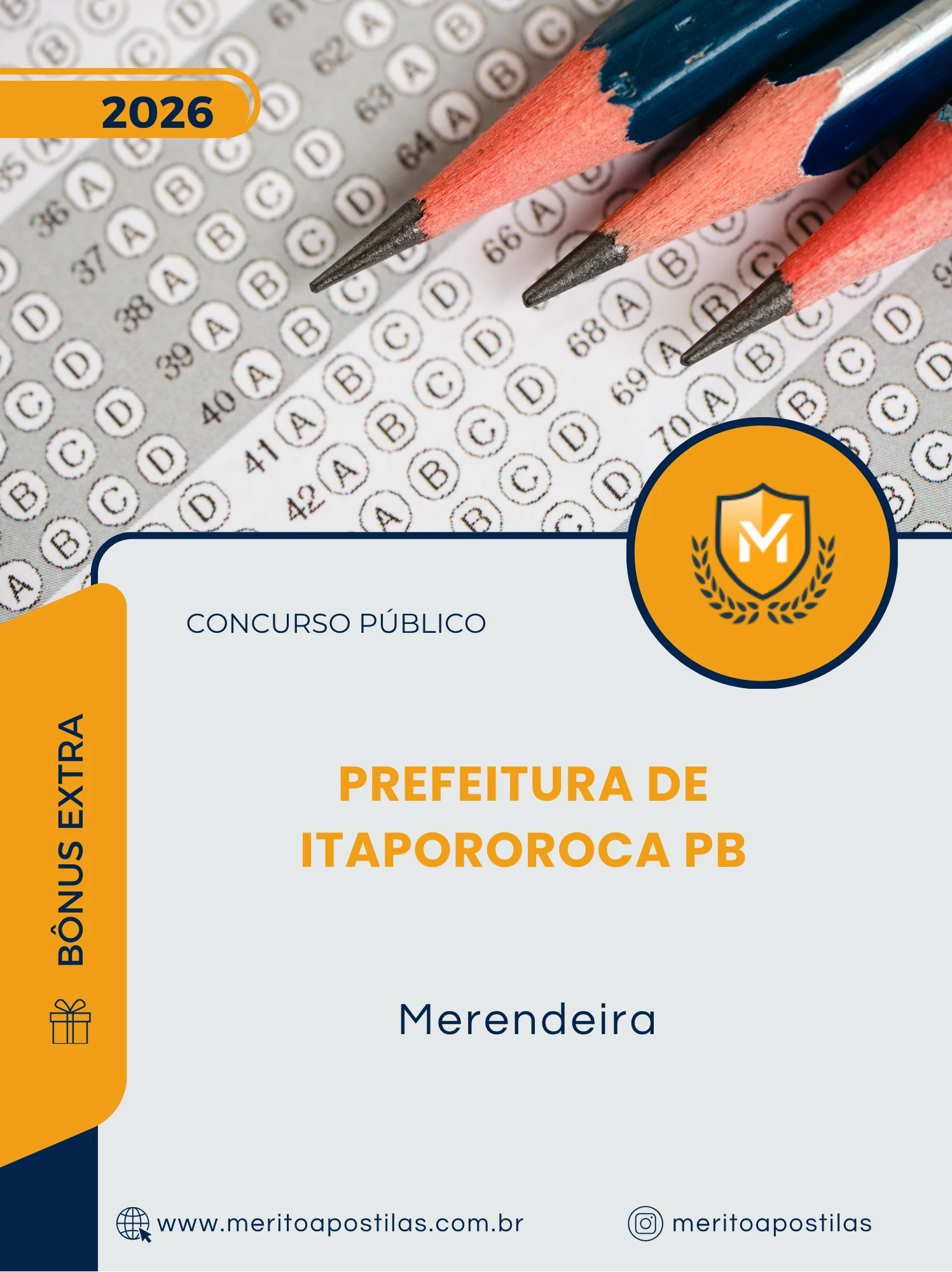Apostila Merendeira Prefeitura de Itapororoca PB 2026