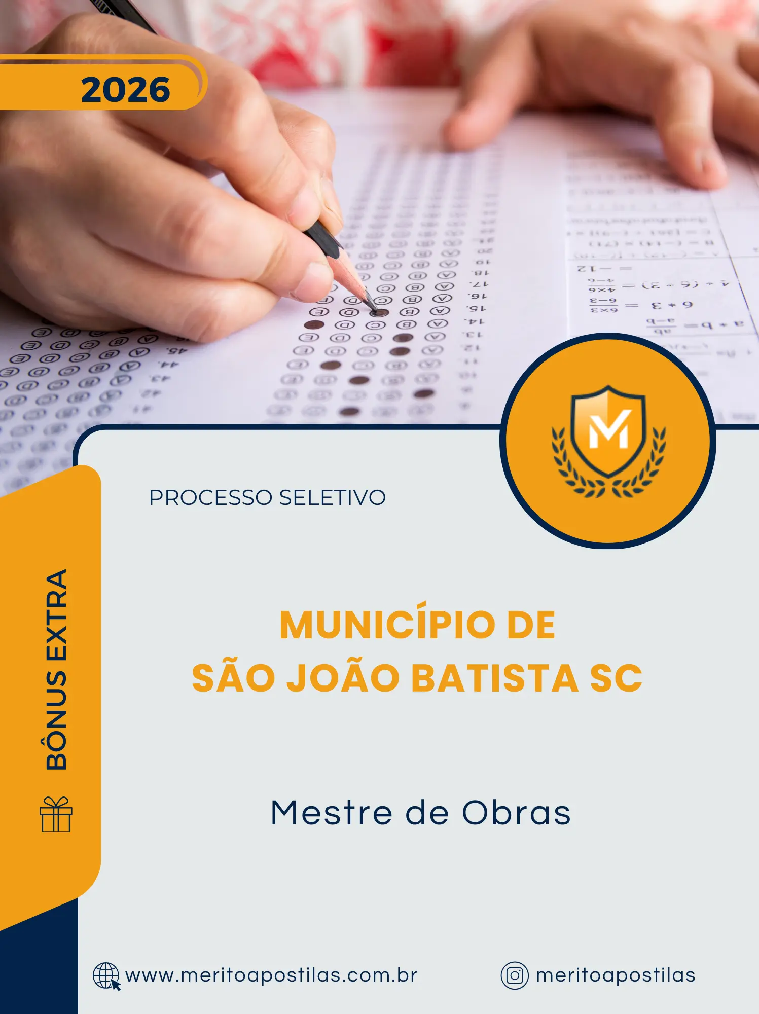 Apostila Mestre de Obras Município de São João Batista SC 2026