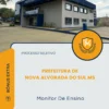 Apostila Monitor De Ensino Prefeitura de Nova Alvorada do Sul MS 2026