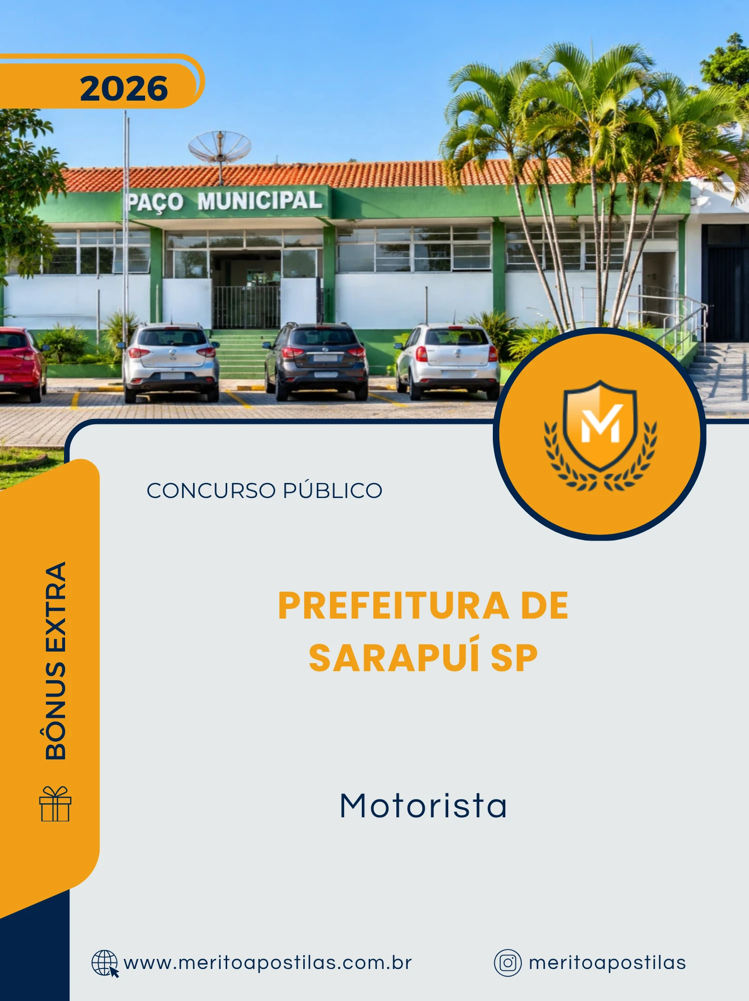 Apostila Motorista Prefeitura de Sarapuí SP 2026