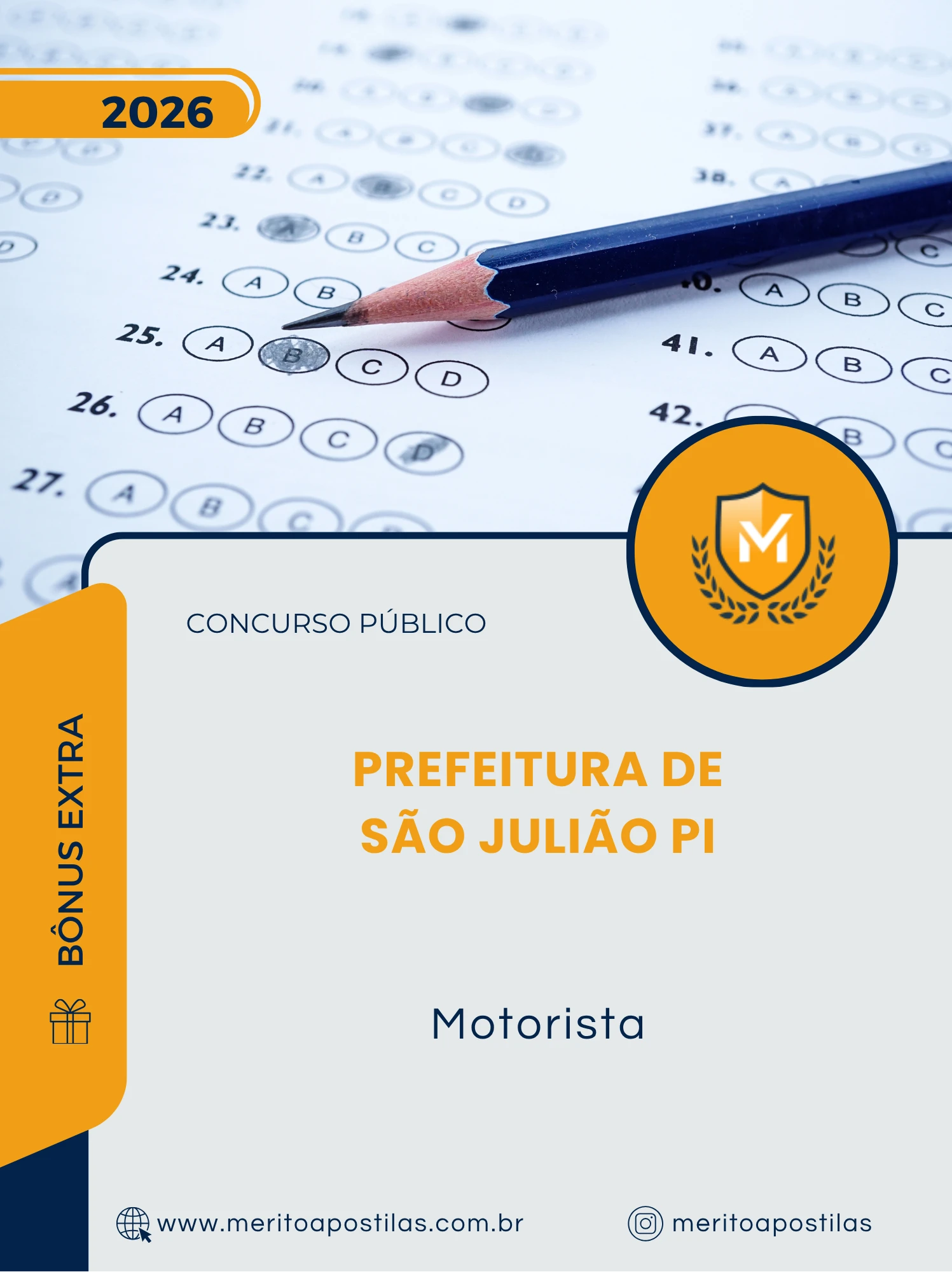 Apostila Motorista Prefeitura de São Julião PI 2026