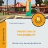 Apostila Motorista de Ambulância Prefeitura de Holambra SP 2026