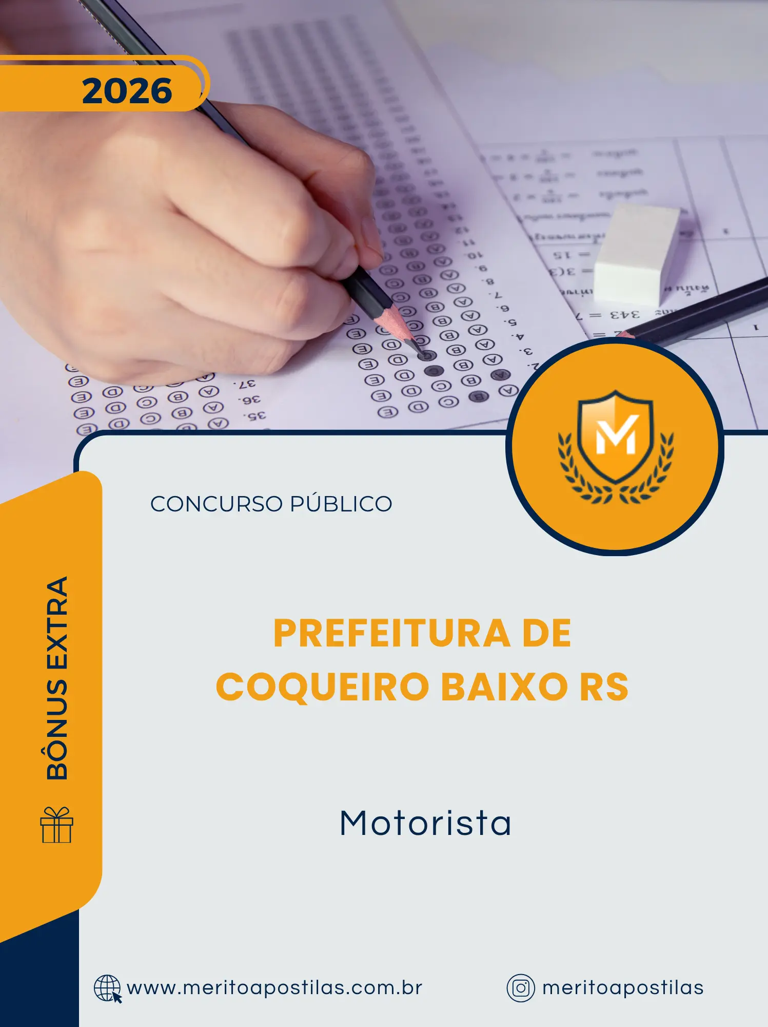 Apostila Motorista Prefeitura de Coqueiro Baixo RS 2026