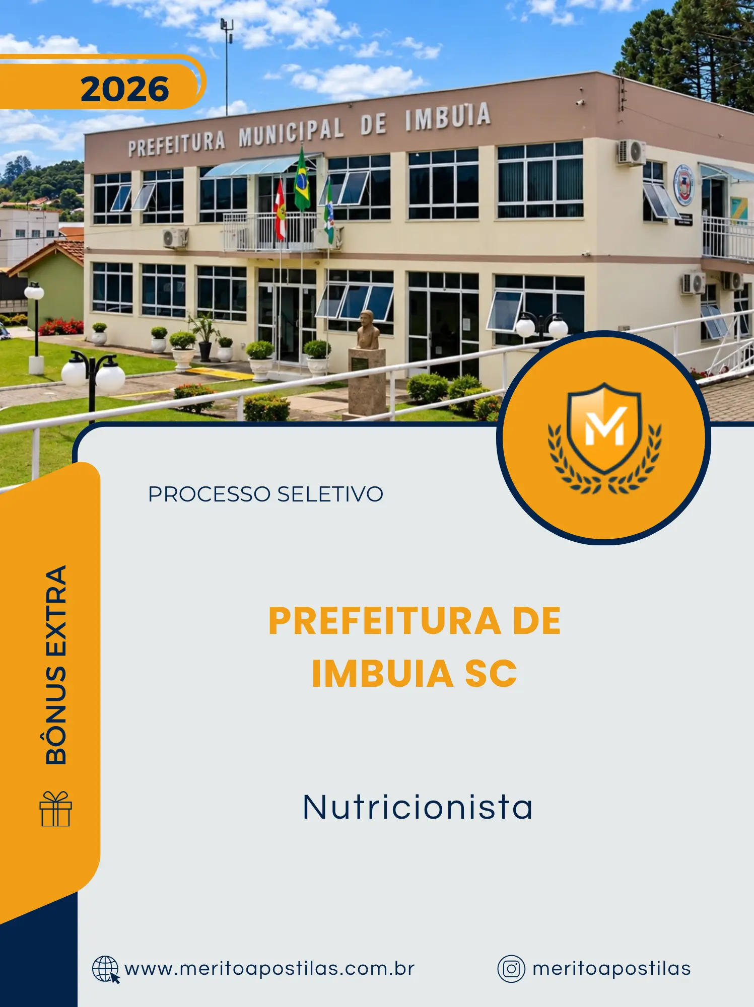 Apostila Nutricionista Prefeitura de Imbuia SC 2026