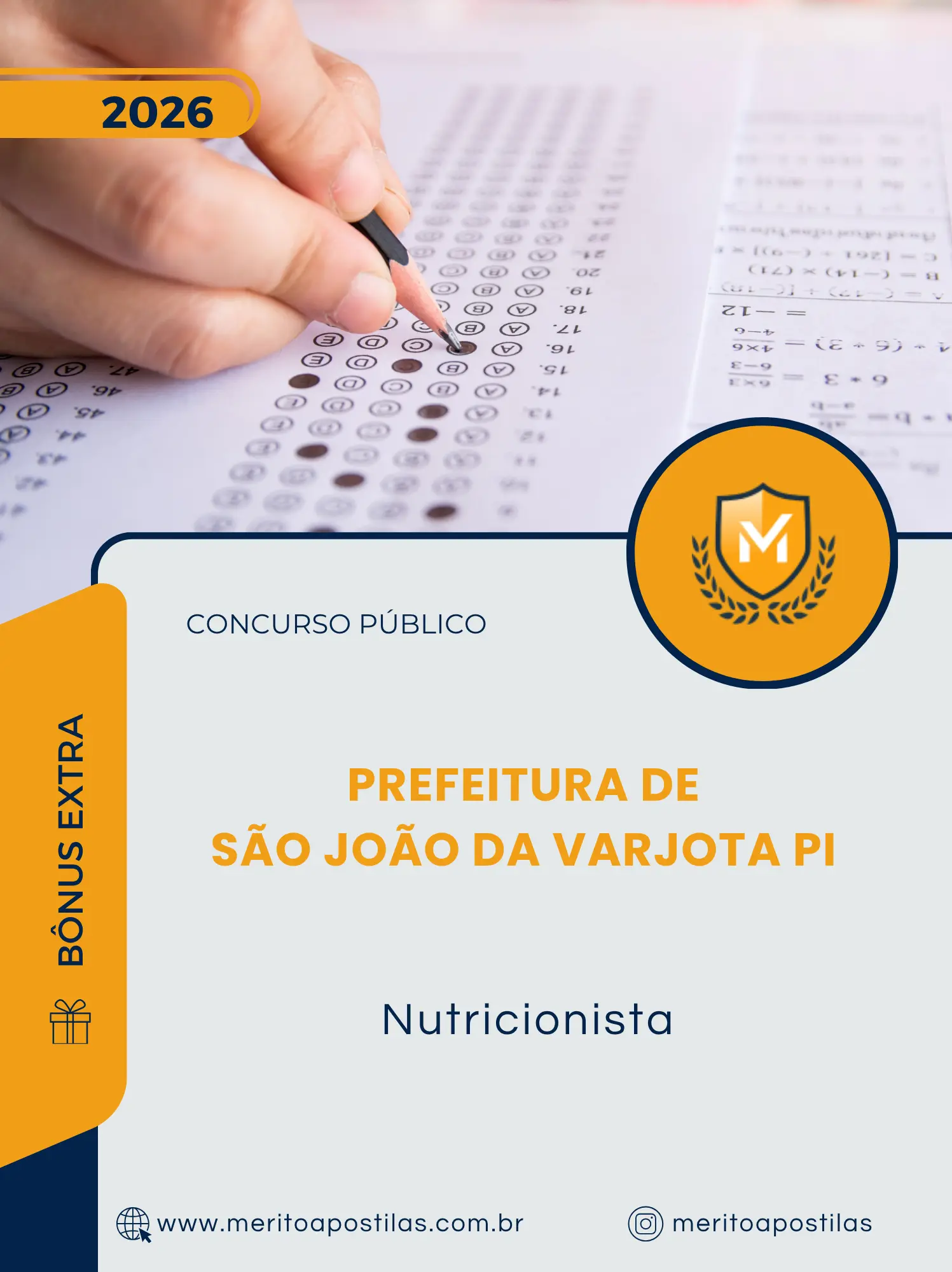 Apostila Nutricionista Prefeitura de São João da Varjota PI 2026