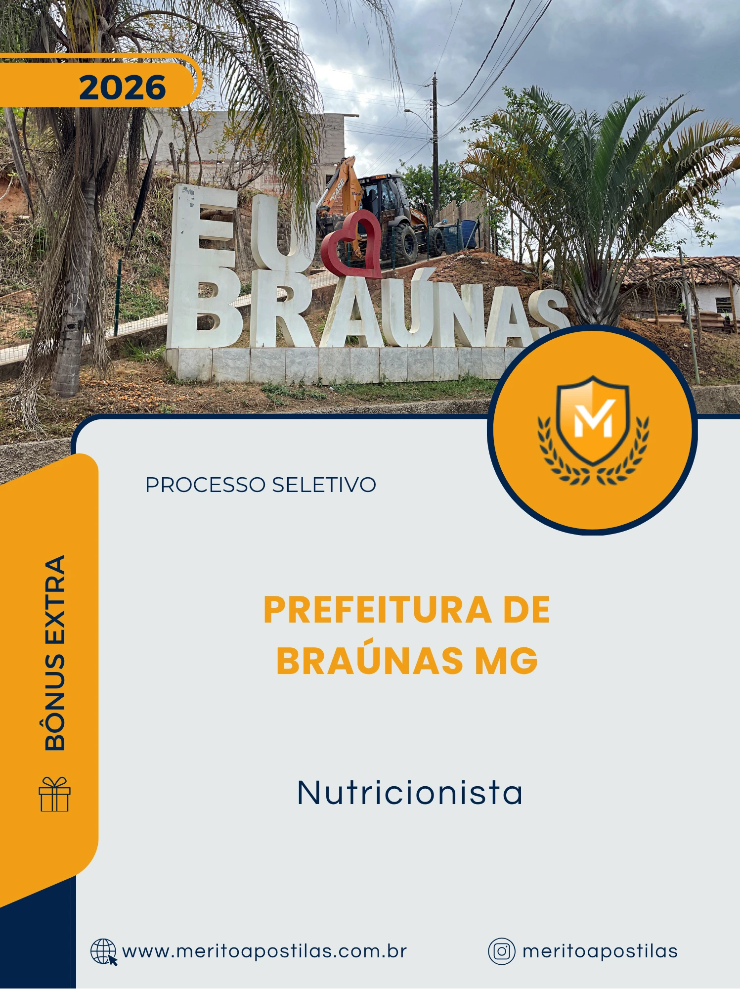Apostila Nutricionista Prefeitura de Braúnas MG 2026
