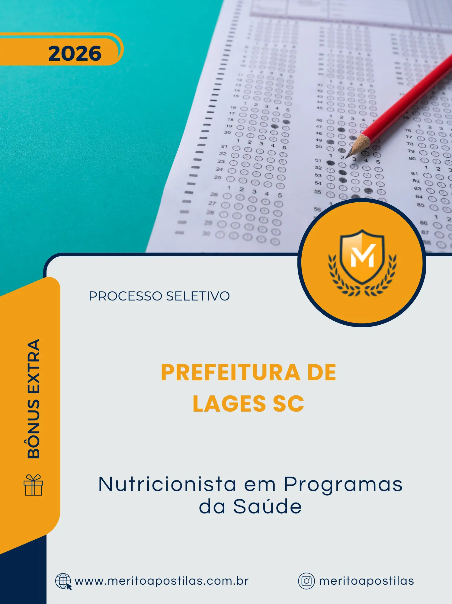 Apostila Nutricionista em Programas da Saúde Prefeitura de Lages SC 2026