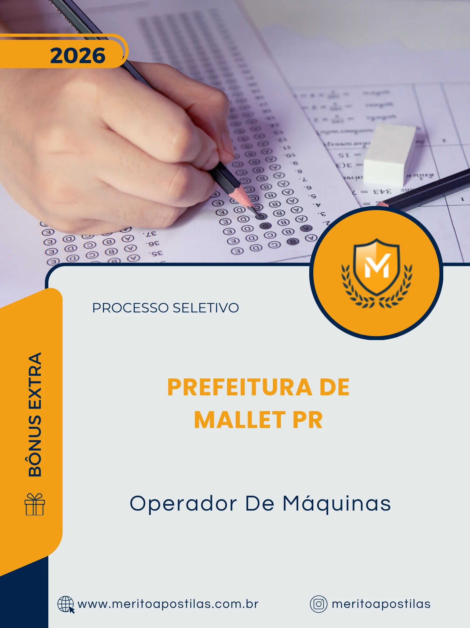 Apostila Operador De Máquinas Prefeitura de Mallet PR 2026
