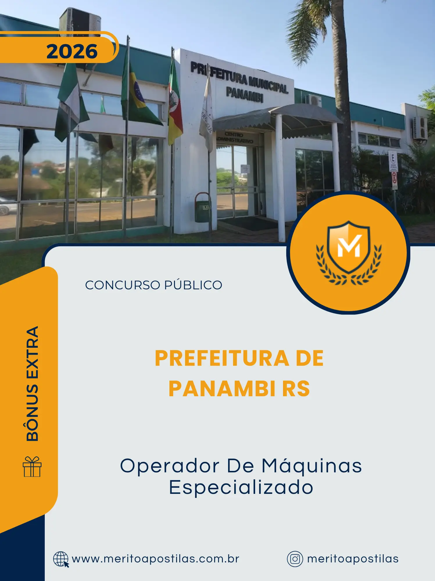 Apostila Operador De Máquinas Especializado Prefeitura de Panambi RS 2026