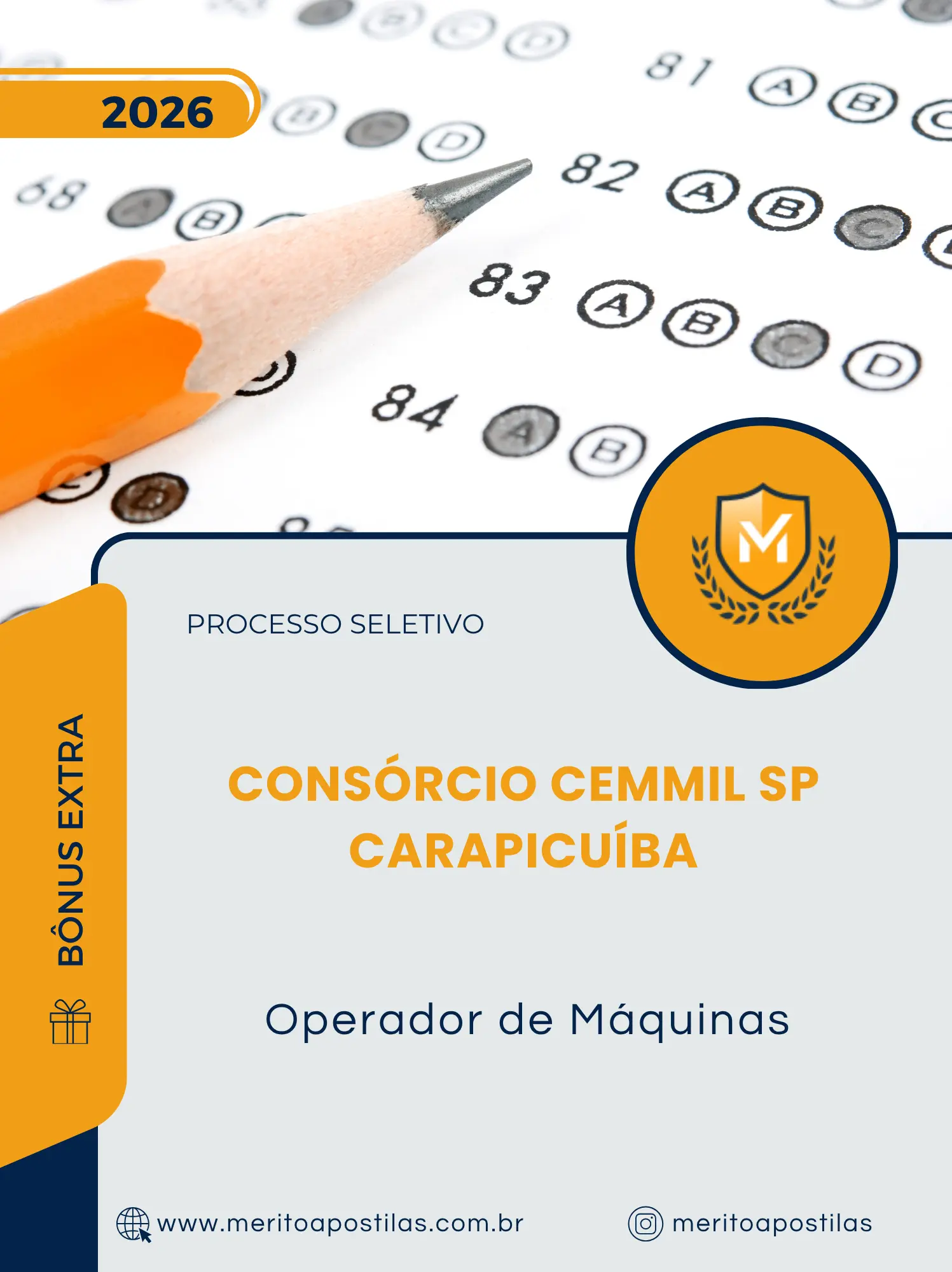Apostila Operador de Máquinas Processo Seletivo Consórcio Cemmil SP Carapicuíba 2026