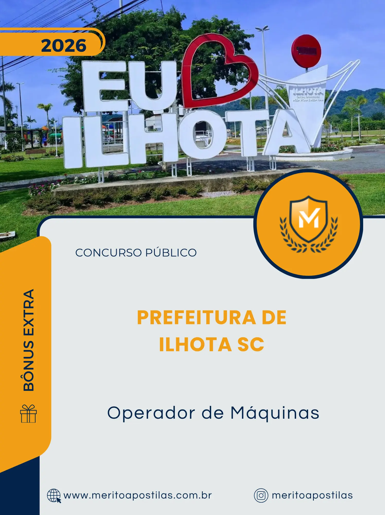 Apostila Operador de Máquinas Prefeitura de Ilhota SC 2026